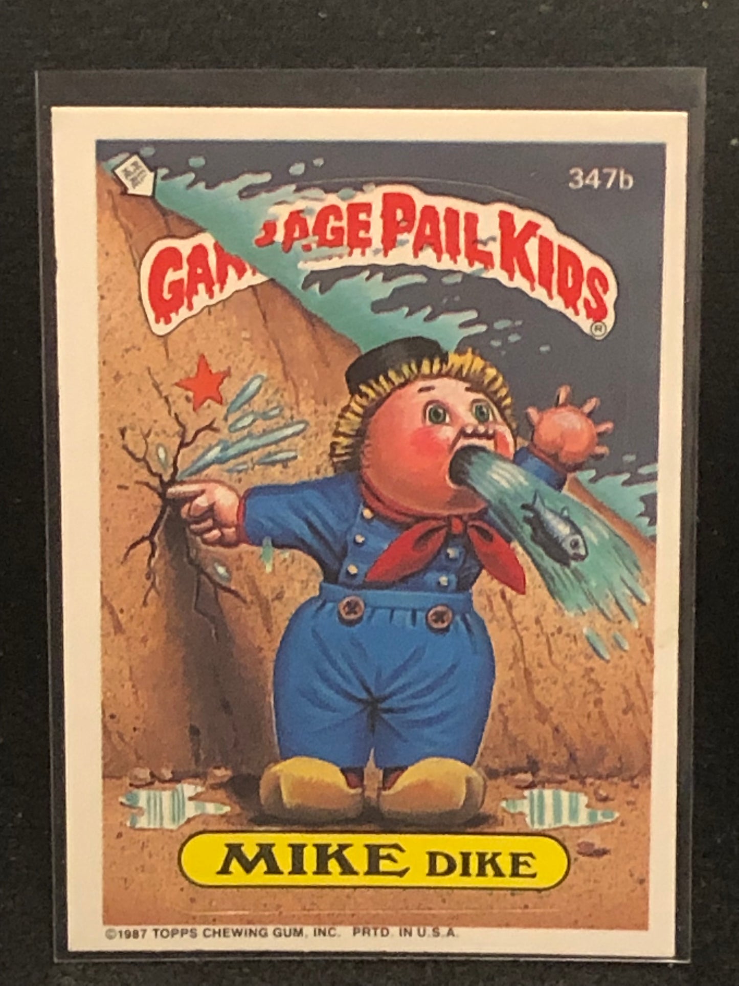 Garbage Pail Kids Original Series 9 (os9) 347b Mike Dike