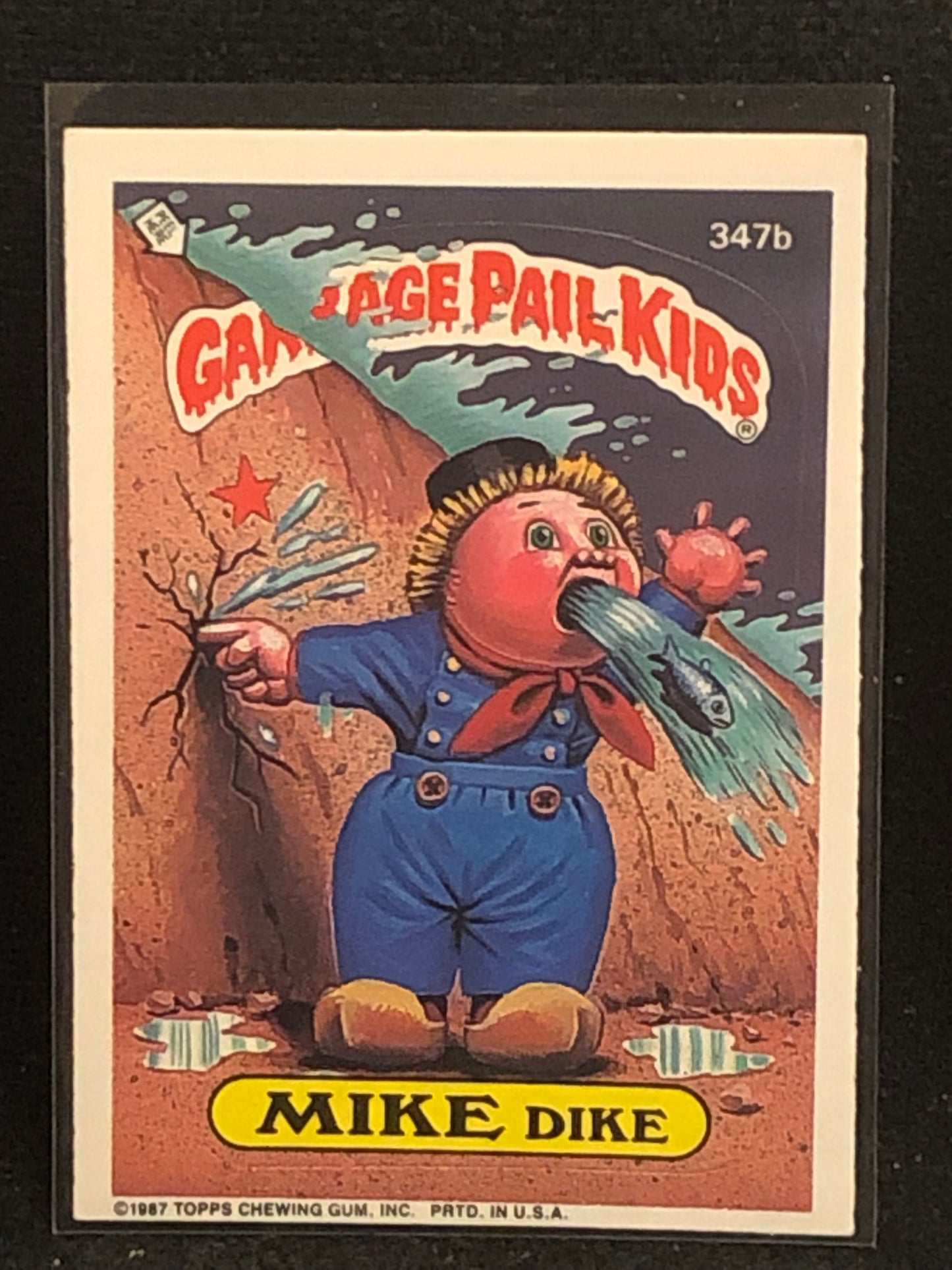 Garbage Pail Kids Original Series 9 (os9) 347b Mike Dike