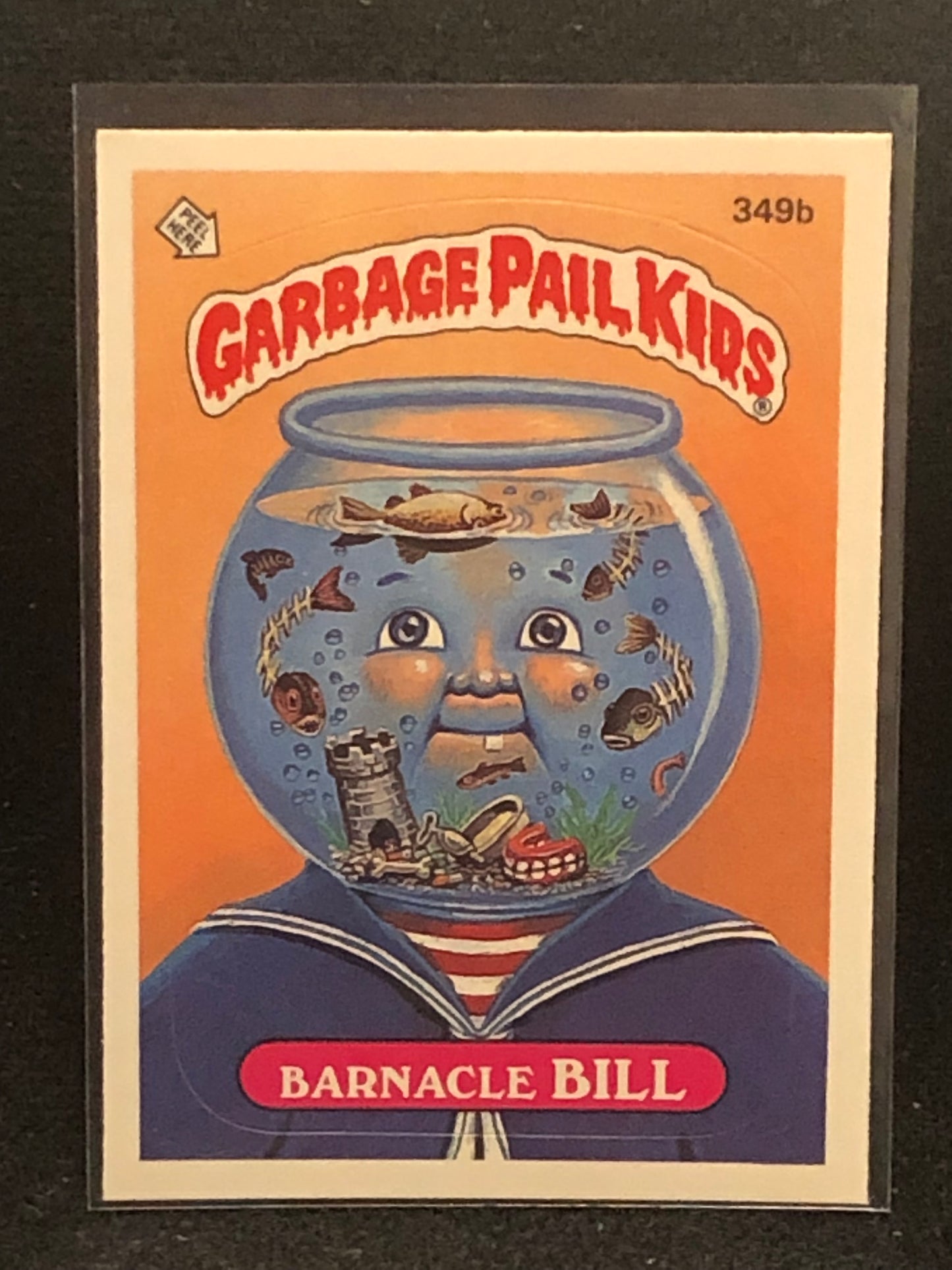 Garbage Pail Kids Original Series 9 (os9) 349b Barnacle Bill