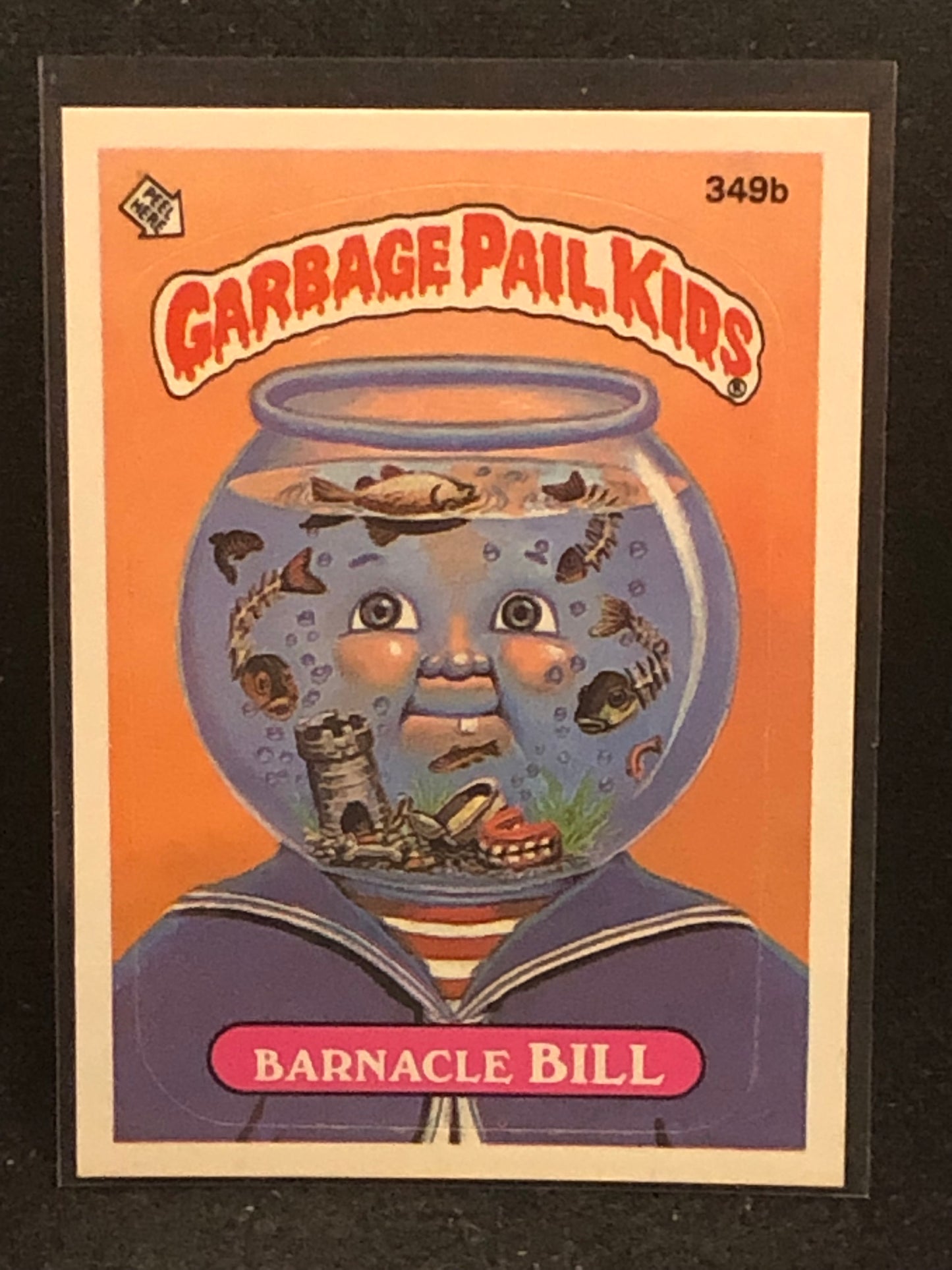 Garbage Pail Kids Original Series 9 (os9) 349b Barnacle Bill