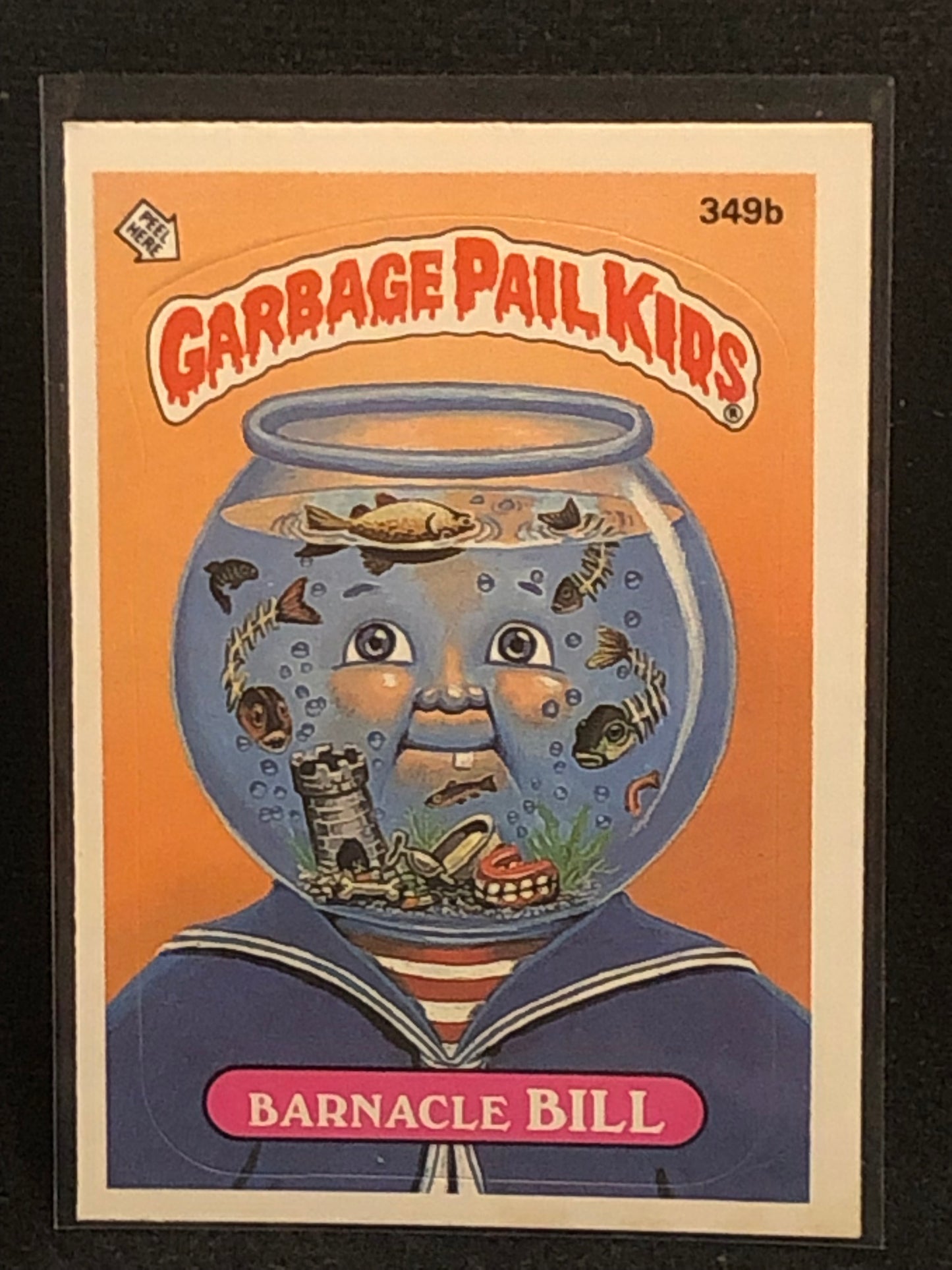 Garbage Pail Kids Original Series 9 (os9) 349b Barnacle Bill