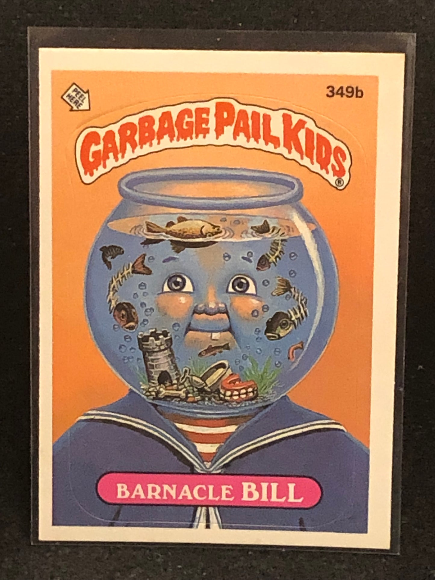 Garbage Pail Kids Original Series 9 (os9) 349b Barnacle Bill