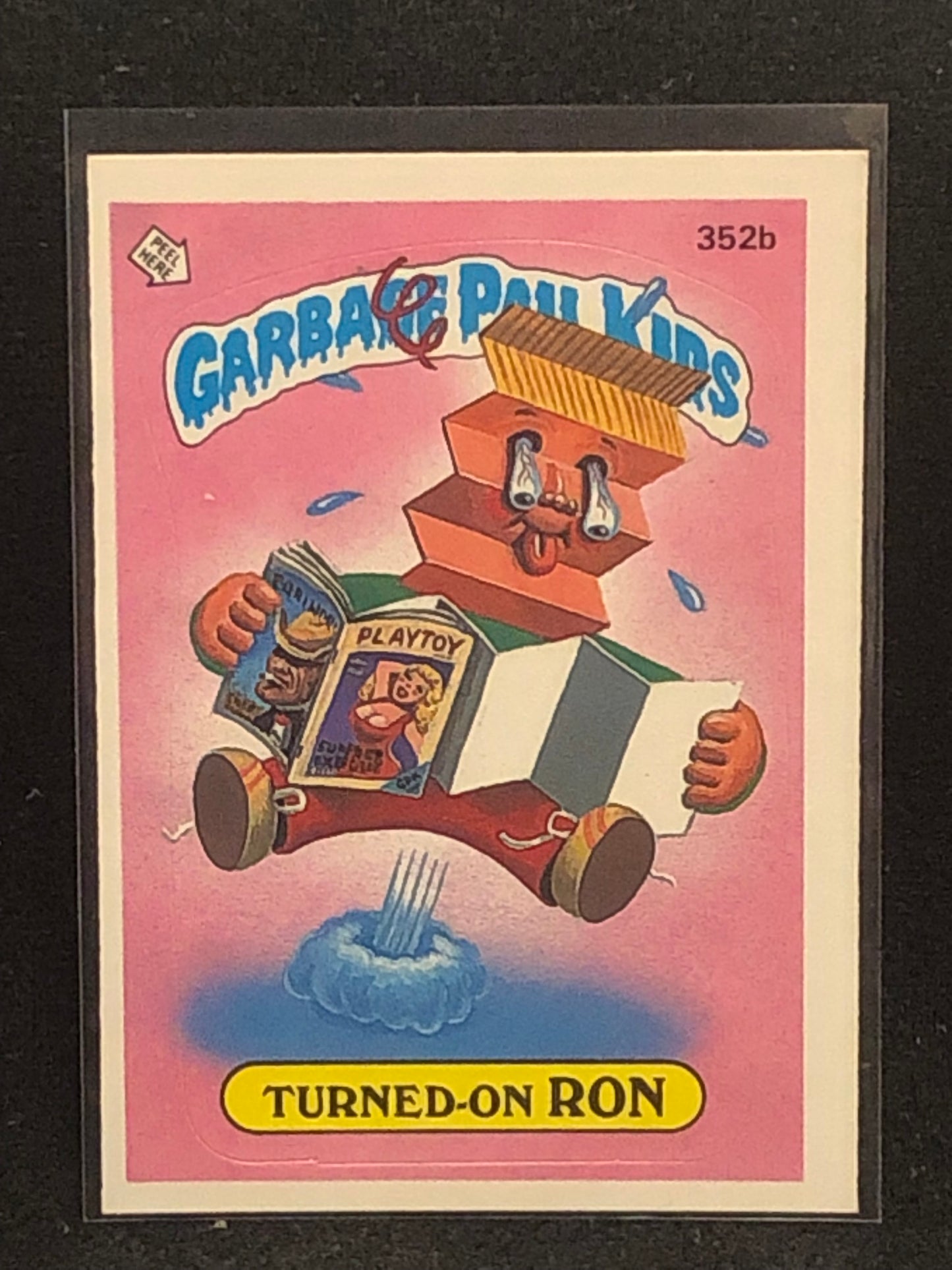 Garbage Pail Kids Original Series 9 (os9) 352b Turned On Ron