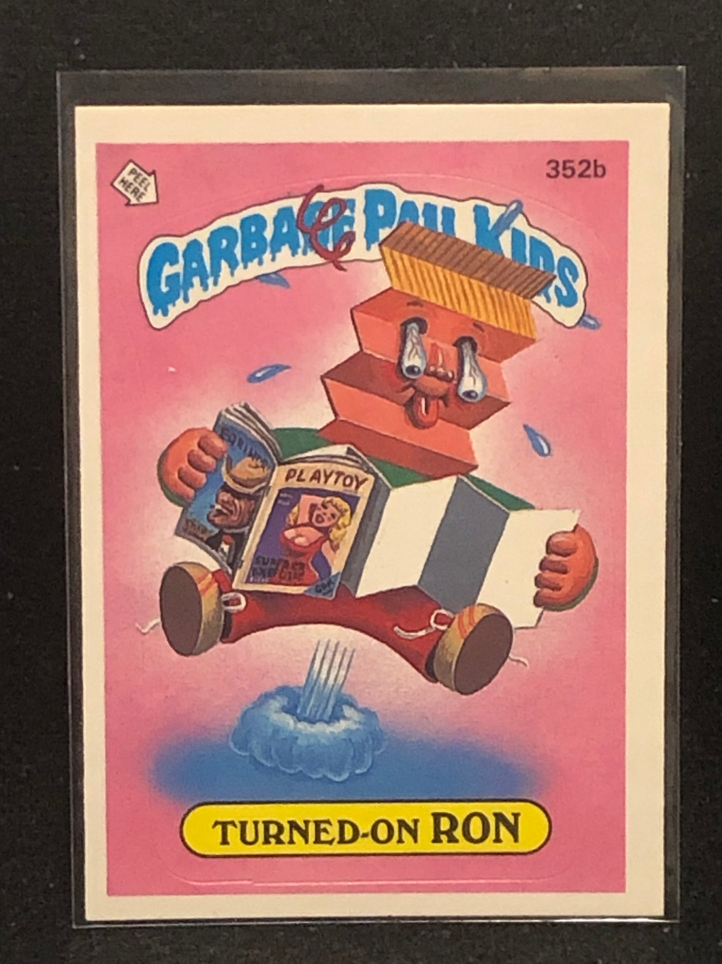 Garbage Pail Kids Original Series 9 (os9) 352b Turned On Ron