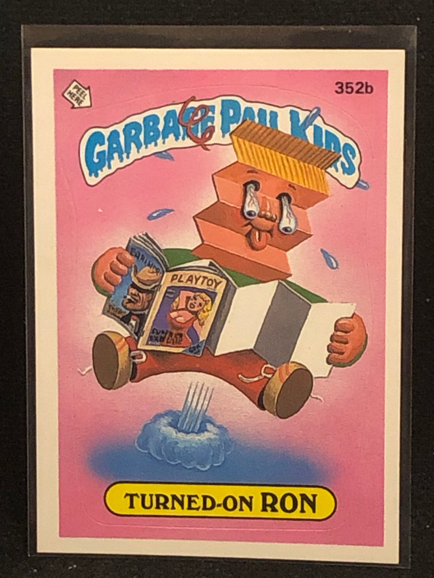 Garbage Pail Kids Original Series 9 (os9) 352b Turned On Ron