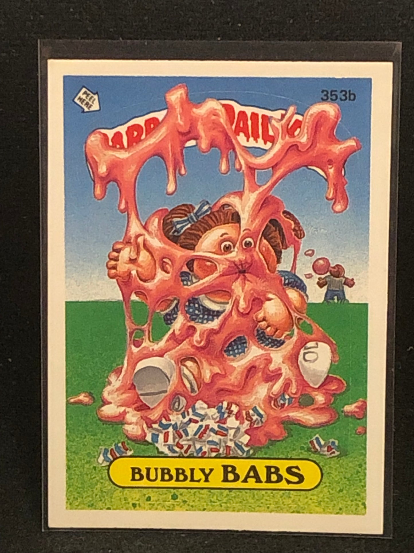 Garbage Pail Kids Original Series 9 (os9) 353b Bubbly Babs