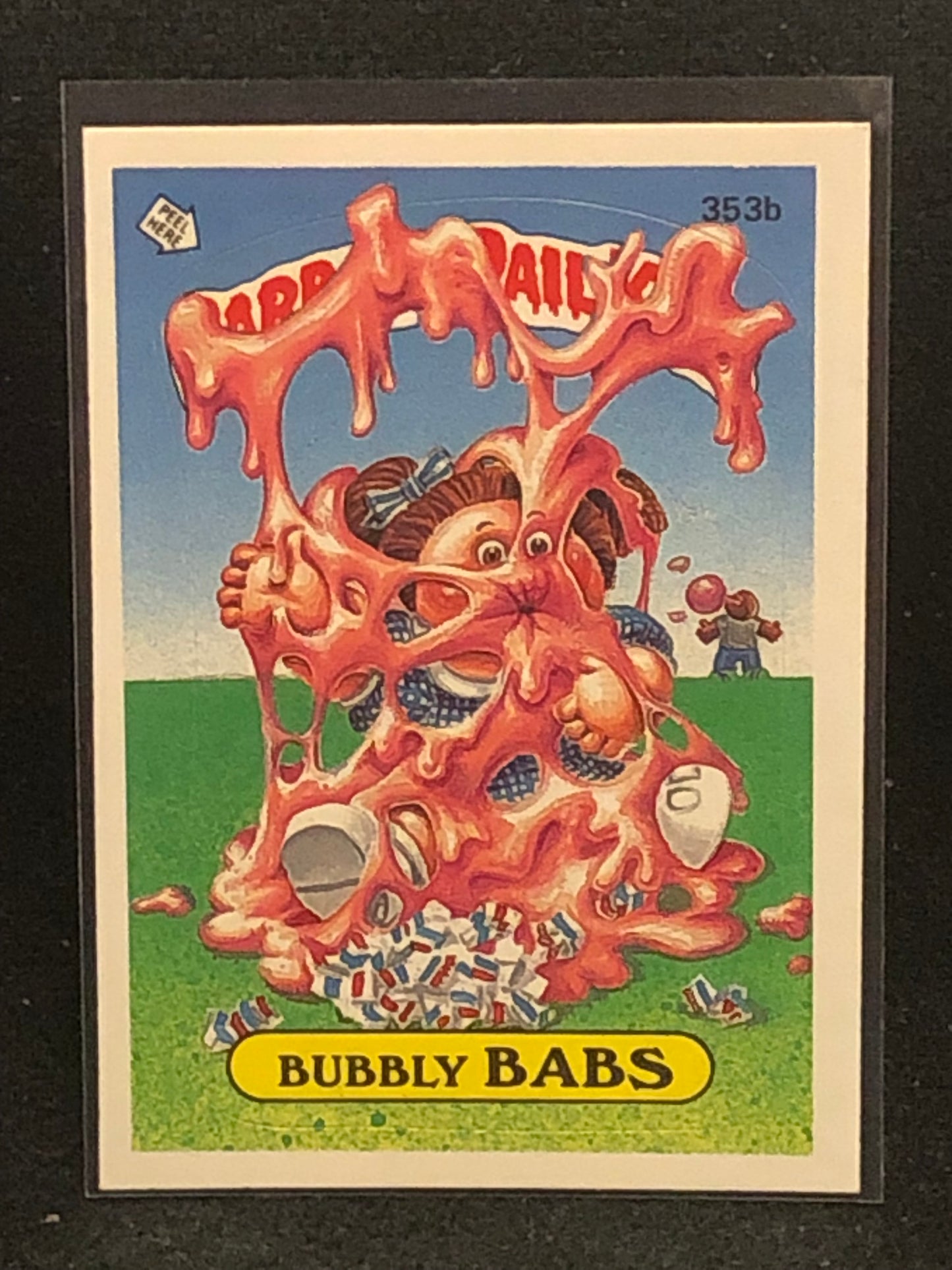 Garbage Pail Kids Original Series 9 (os9) 353b Bubbly Babs