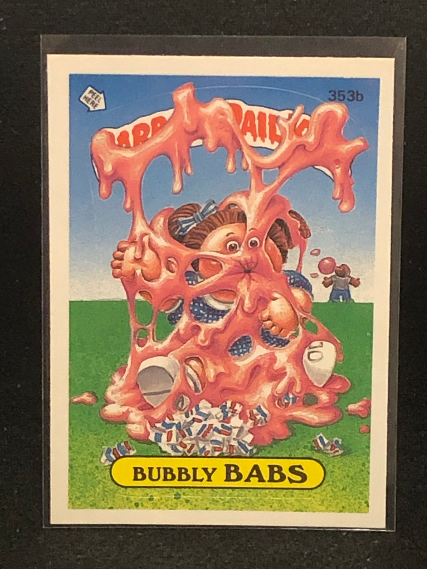 Garbage Pail Kids Original Series 9 (os9) 353b Bubbly Babs