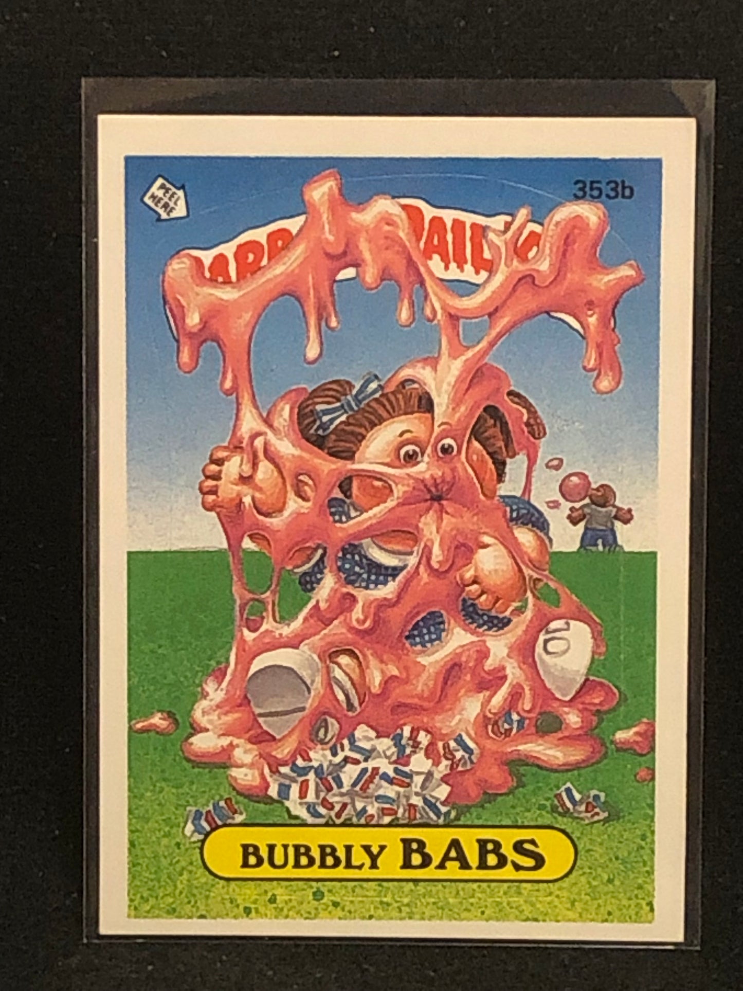 Garbage Pail Kids Original Series 9 (os9) 353b Bubbly Babs