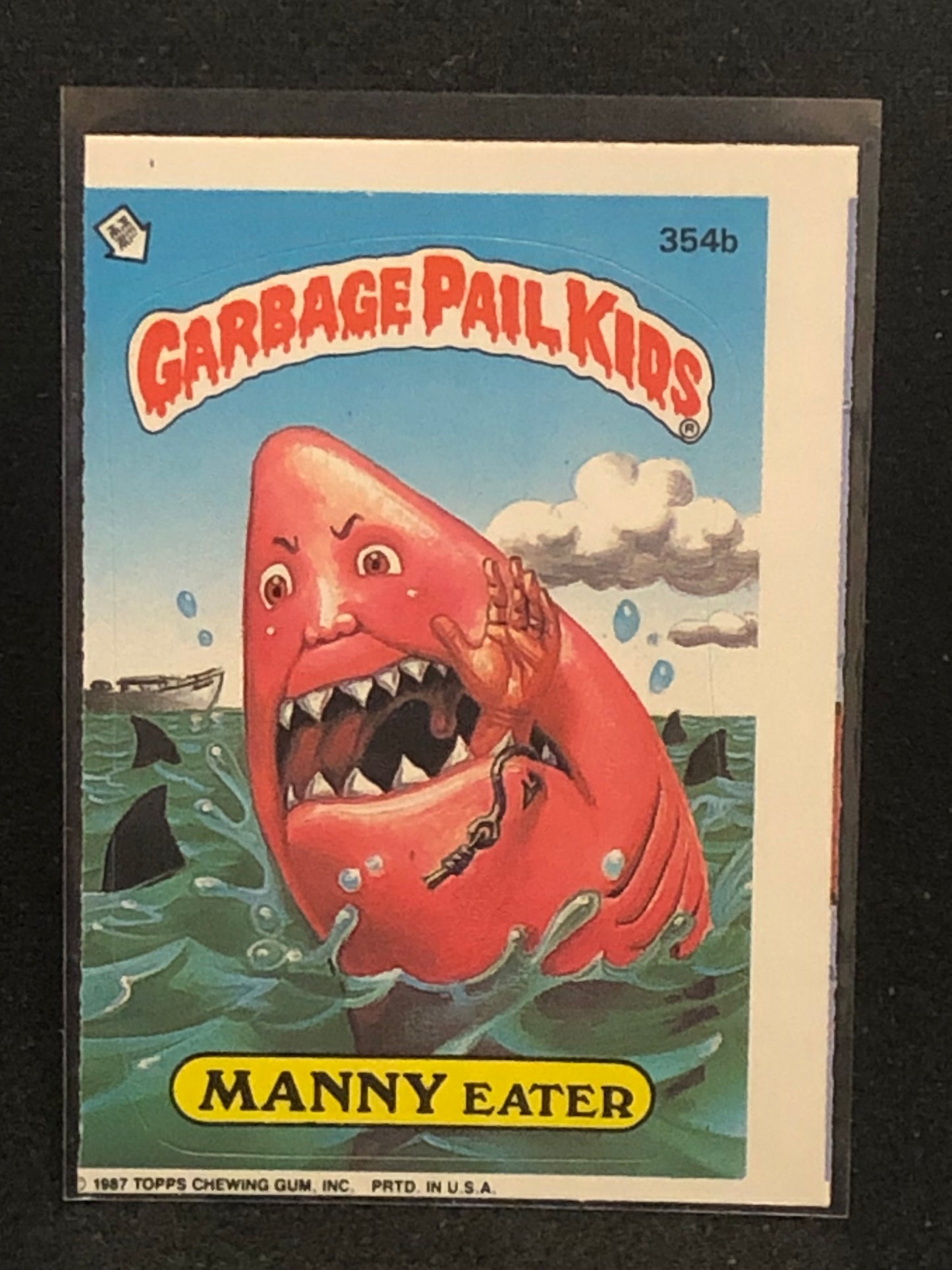 Garbage Pail Kids Original Series 9 (os9) 354b Manny Eater