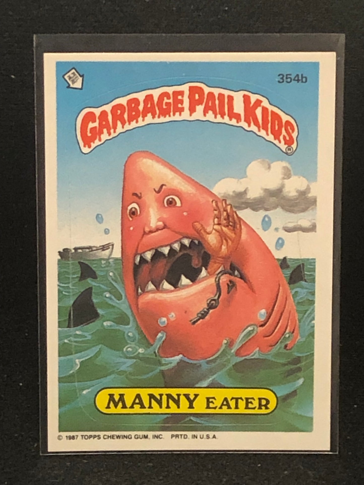 Garbage Pail Kids Original Series 9 (os9) 354b Manny Eater