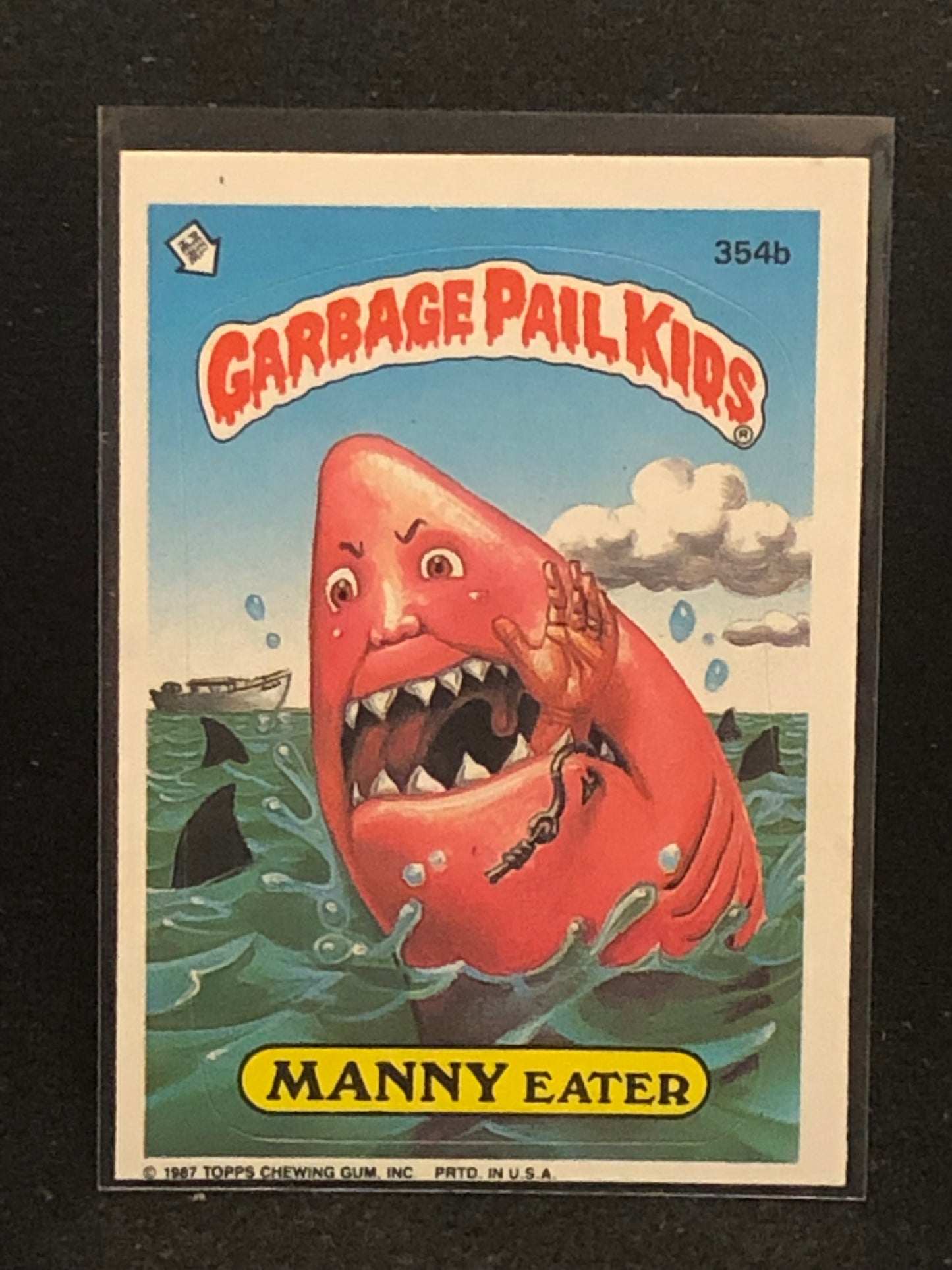 Garbage Pail Kids Original Series 9 (os9) 354b Manny Eater