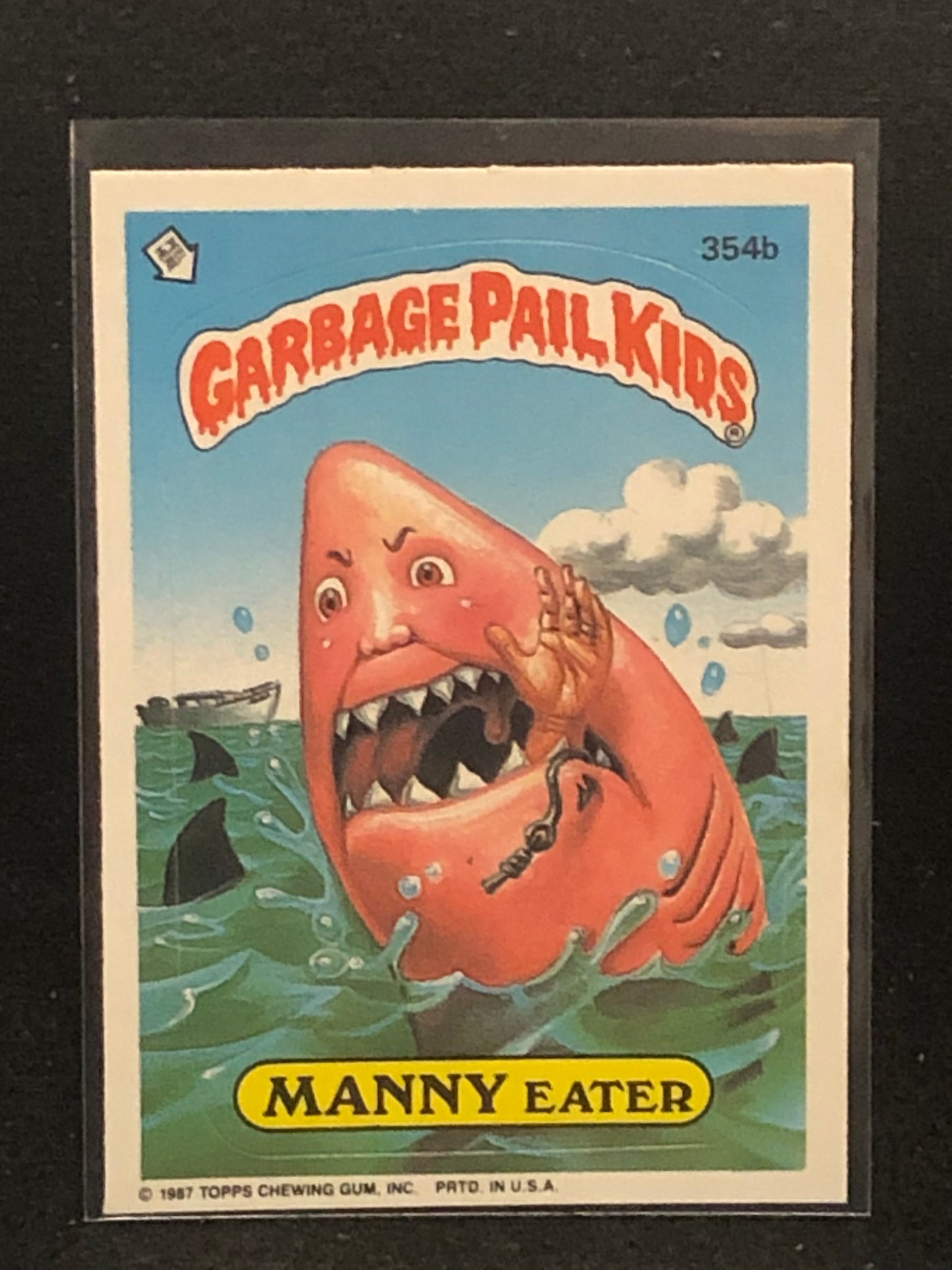 Garbage Pail Kids Original Series 9 (os9) 354b Manny Eater
