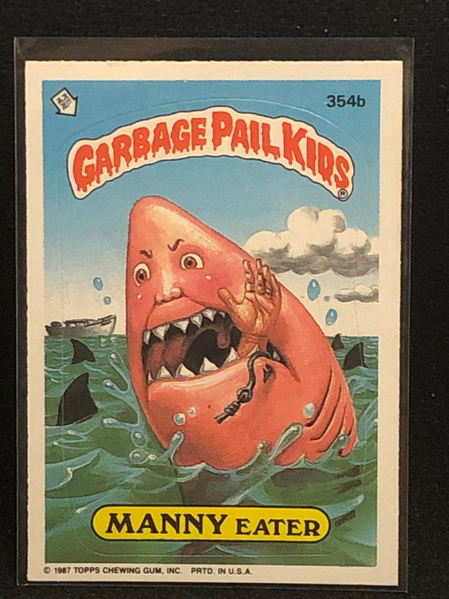 Garbage Pail Kids Original Series 9 (os9) 354b Manny Eater