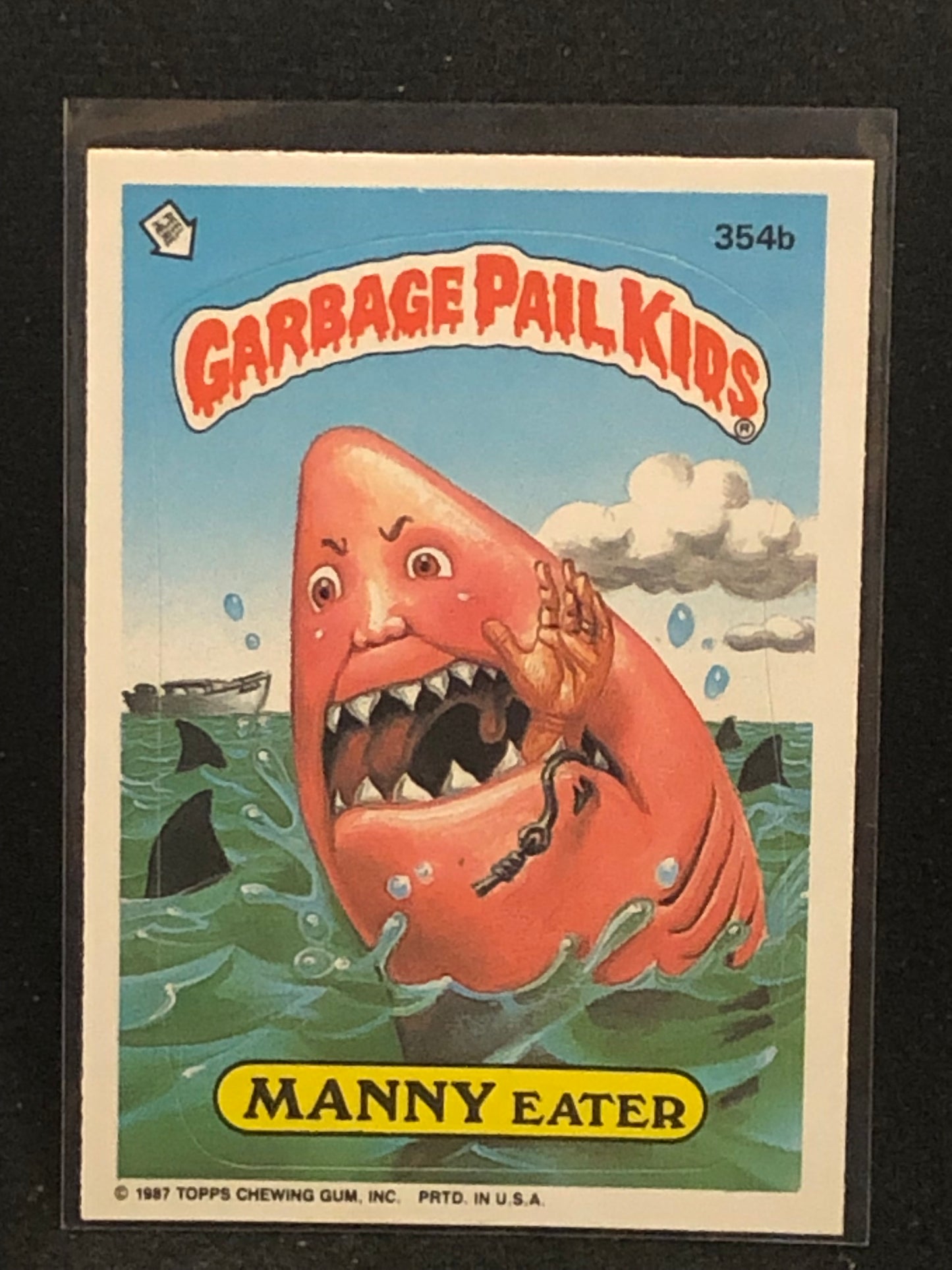 Garbage Pail Kids Original Series 9 (os9) 354b Manny Eater