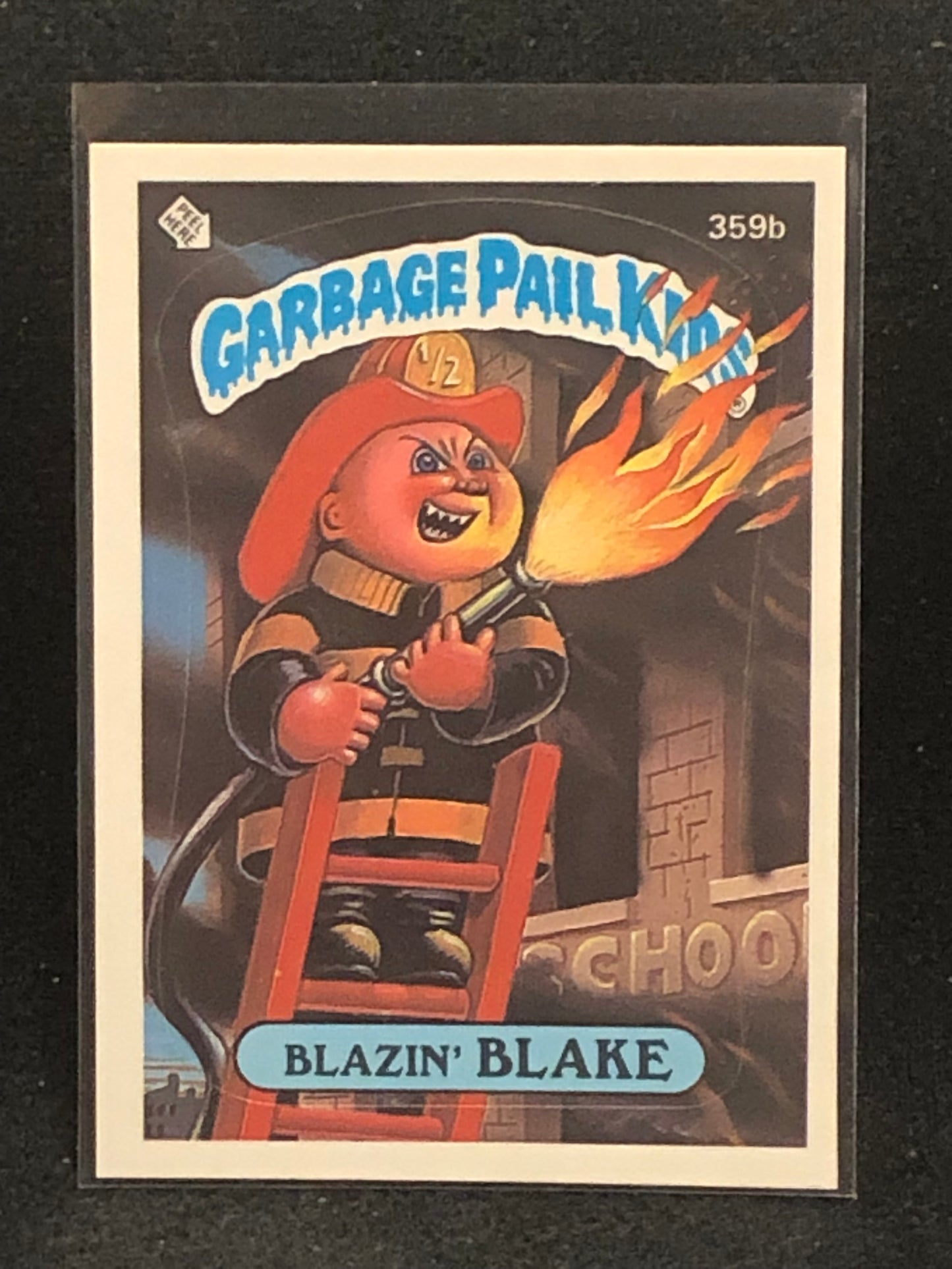 Garbage Pail Kids Original Series 9 (os9) 359b Blazin Blake