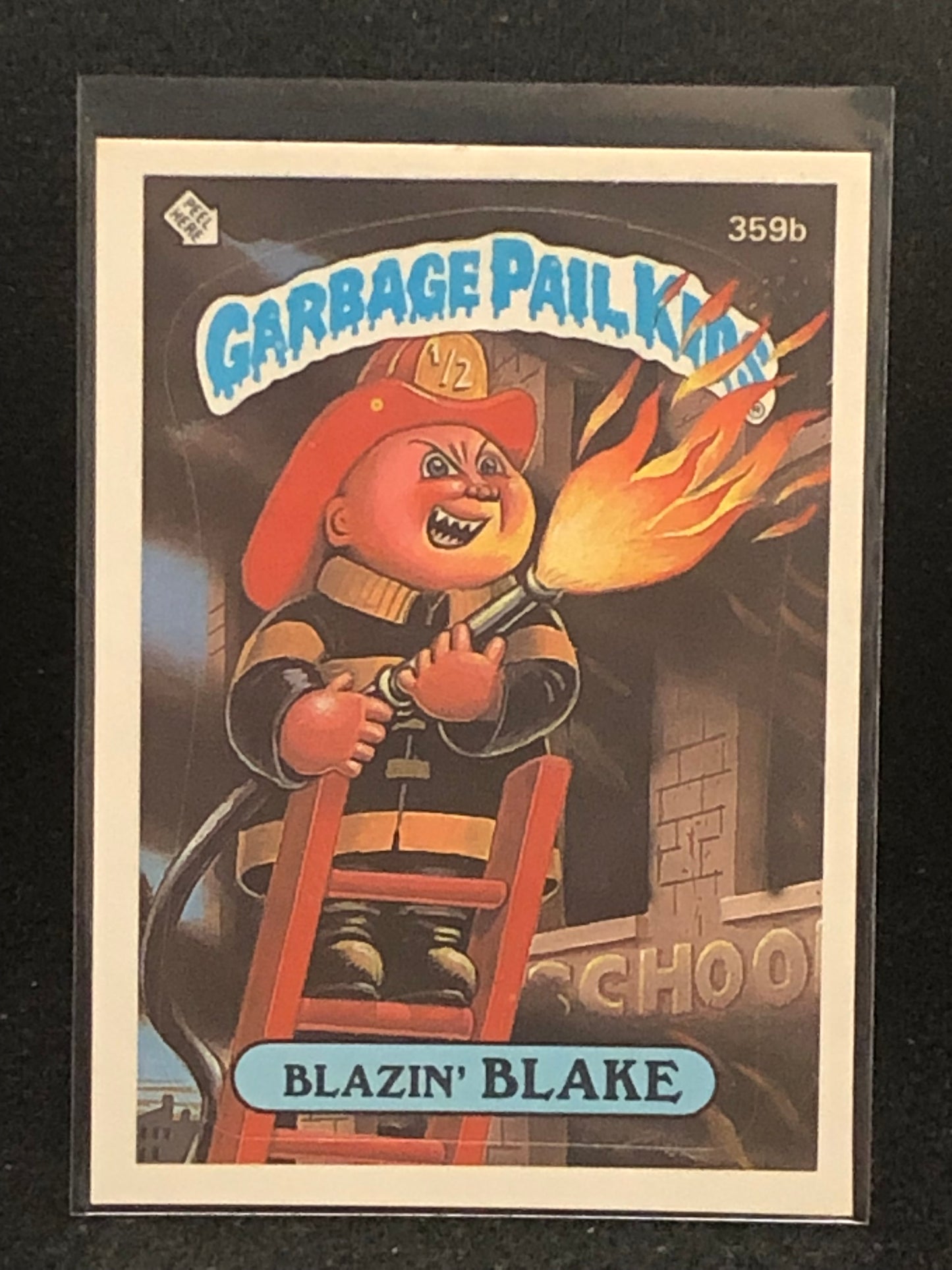 Garbage Pail Kids Original Series 9 (os9) 359b Blazin Blake