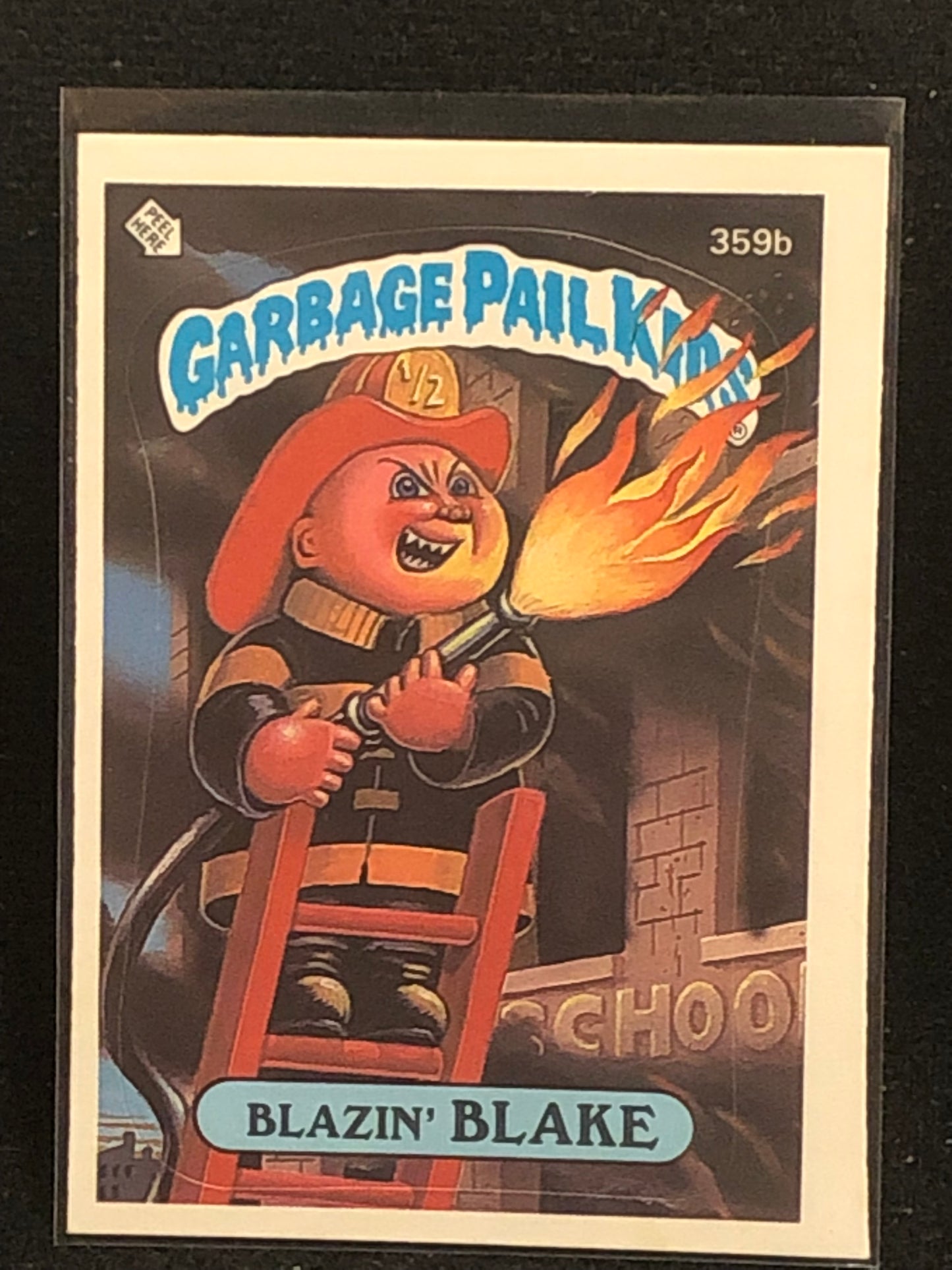 Garbage Pail Kids Original Series 9 (os9) 359b Blazin Blake