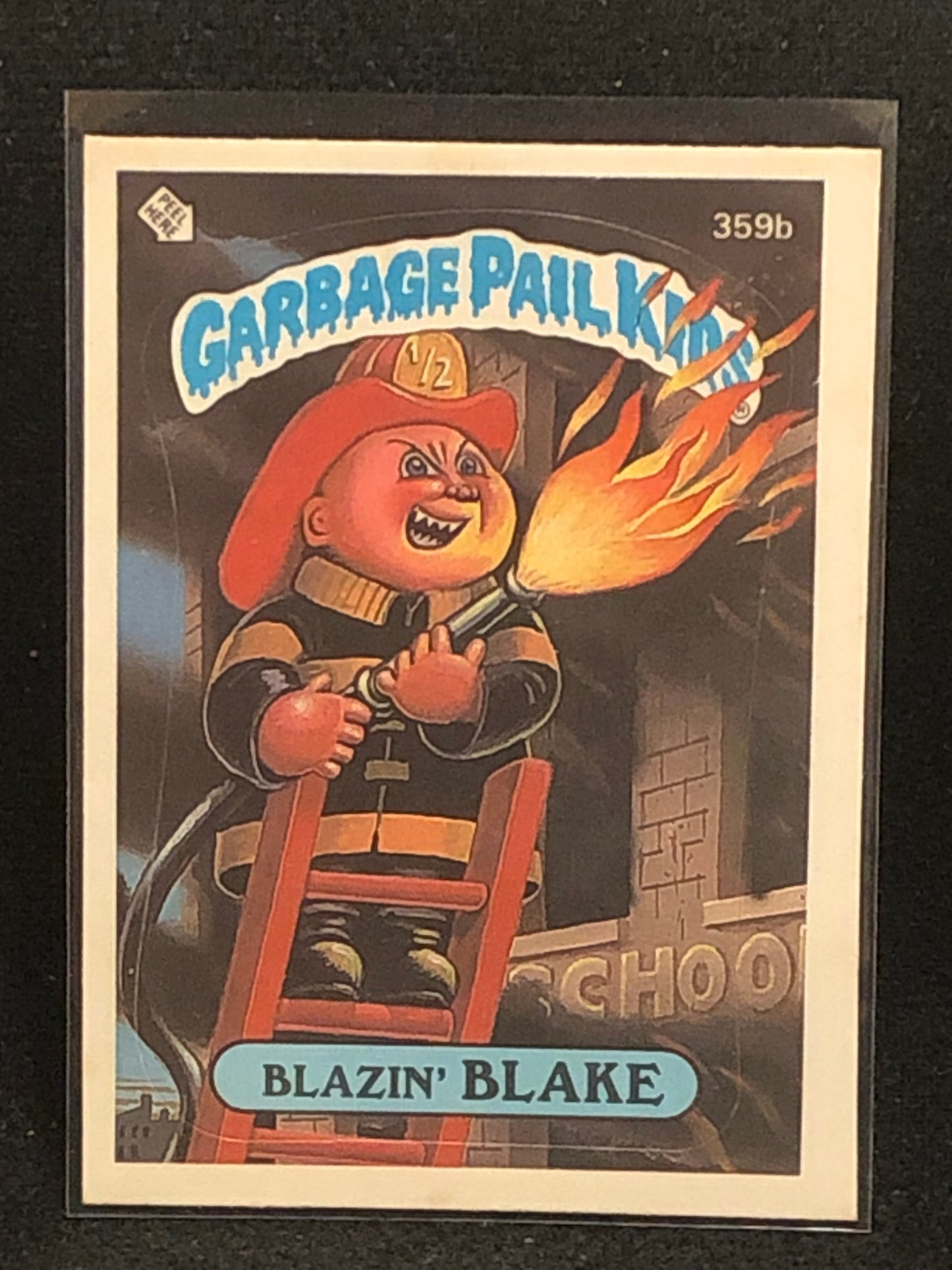 Garbage Pail Kids Original Series 9 (os9) 359b Blazin Blake