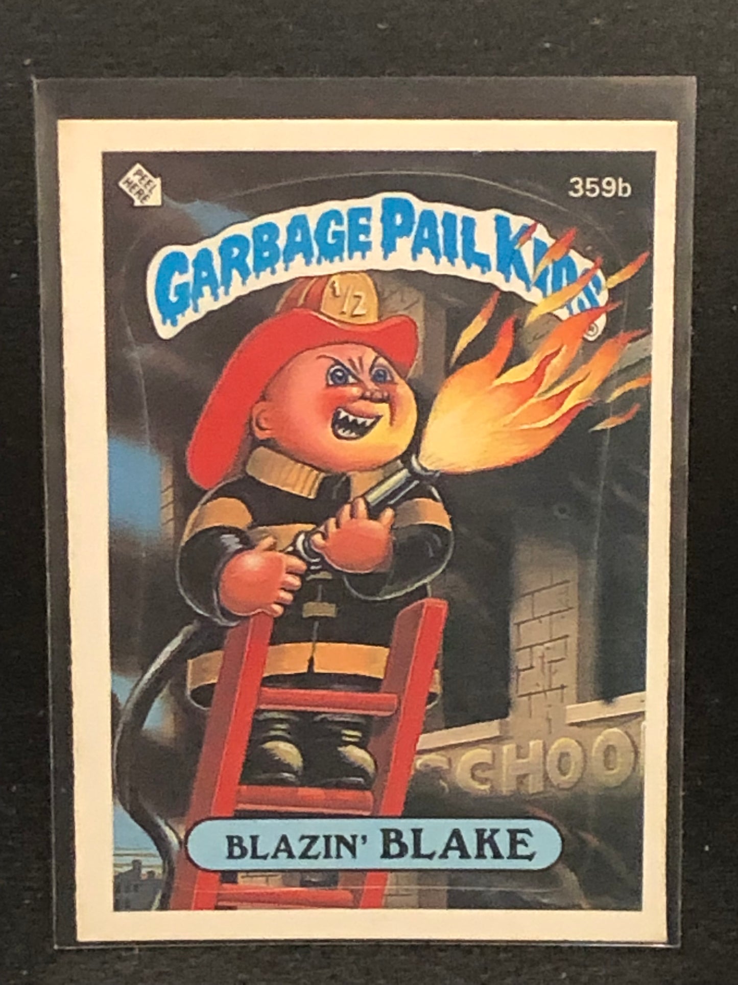 Garbage Pail Kids Original Series 9 (os9) 359b Blazin Blake