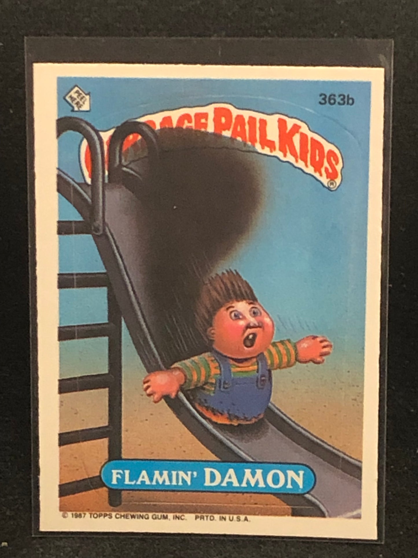 Garbage Pail Kids Original Series 9 (os9) 363b Flamin Damon