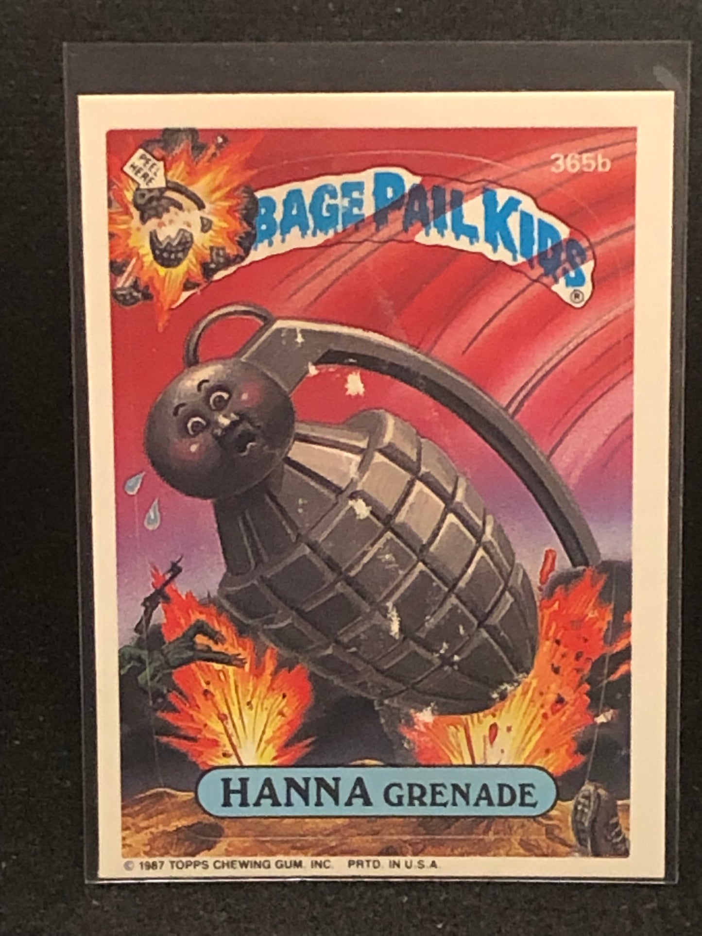 Garbage Pail Kids Original Series 9 (os9) 365b Hanna Grenade