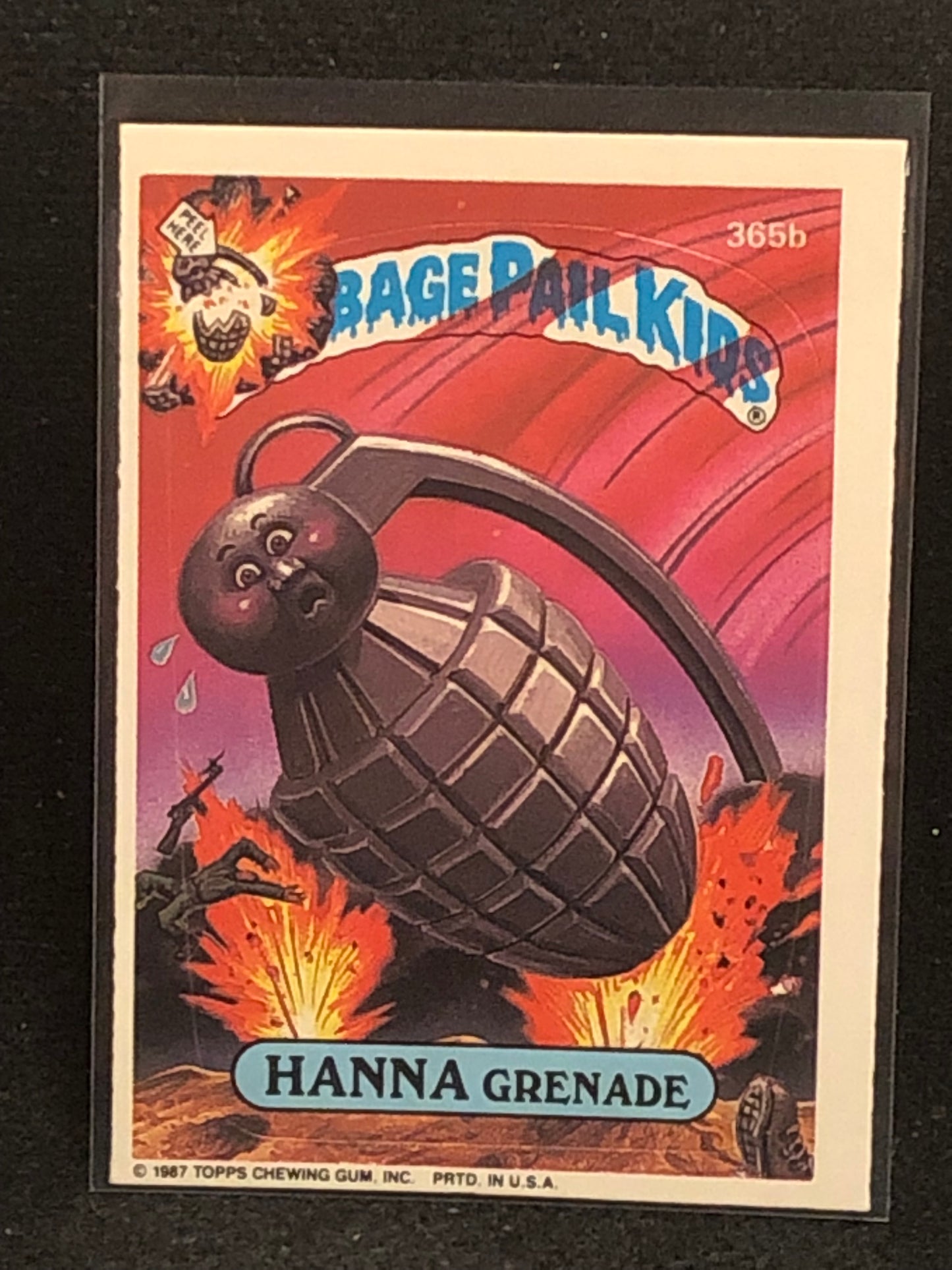 Garbage Pail Kids Original Series 9 (os9) 365b Hanna Grenade