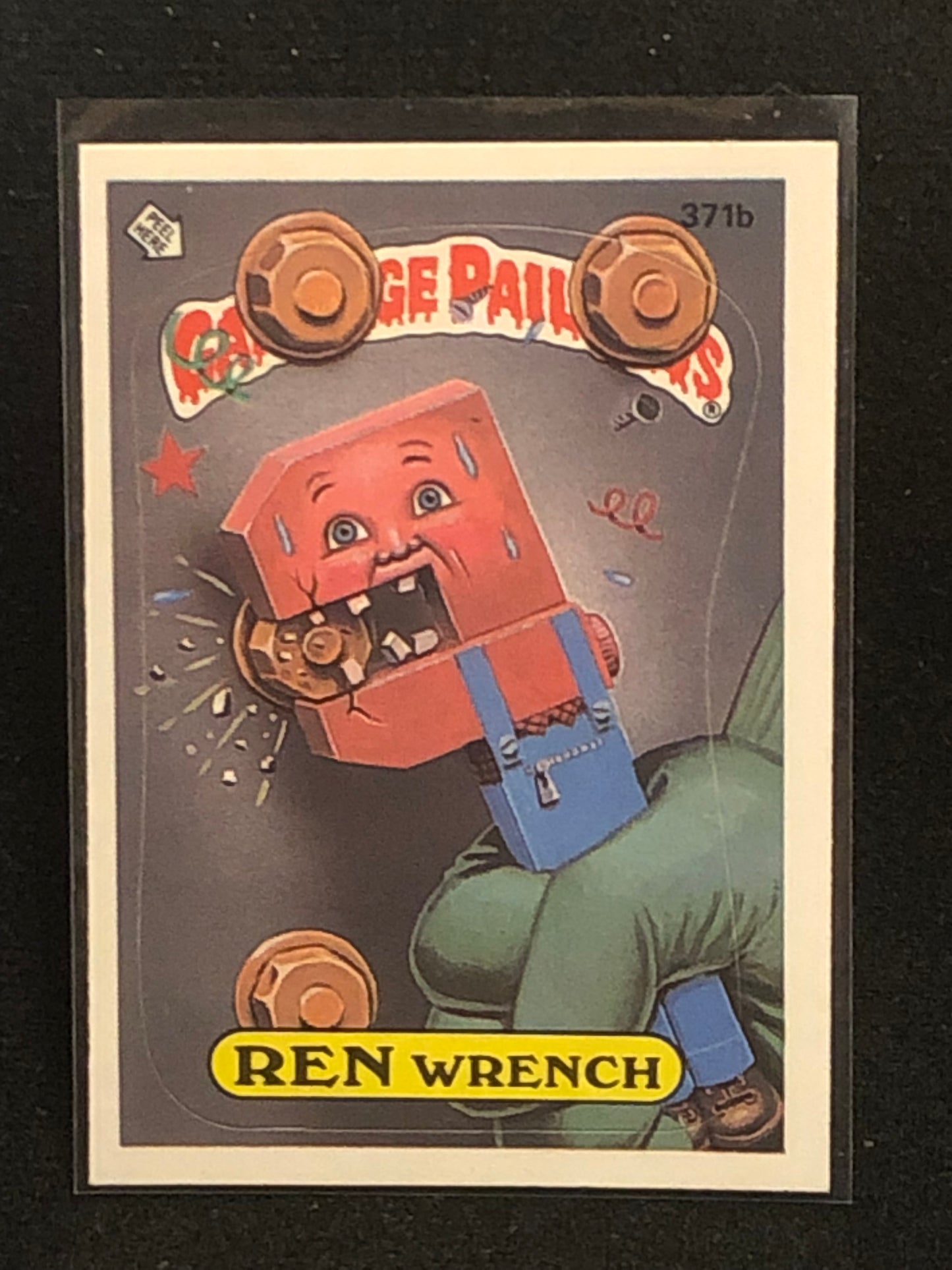 Garbage Pail Kids Original Series 9 (os9) 371b Ren Wrench
