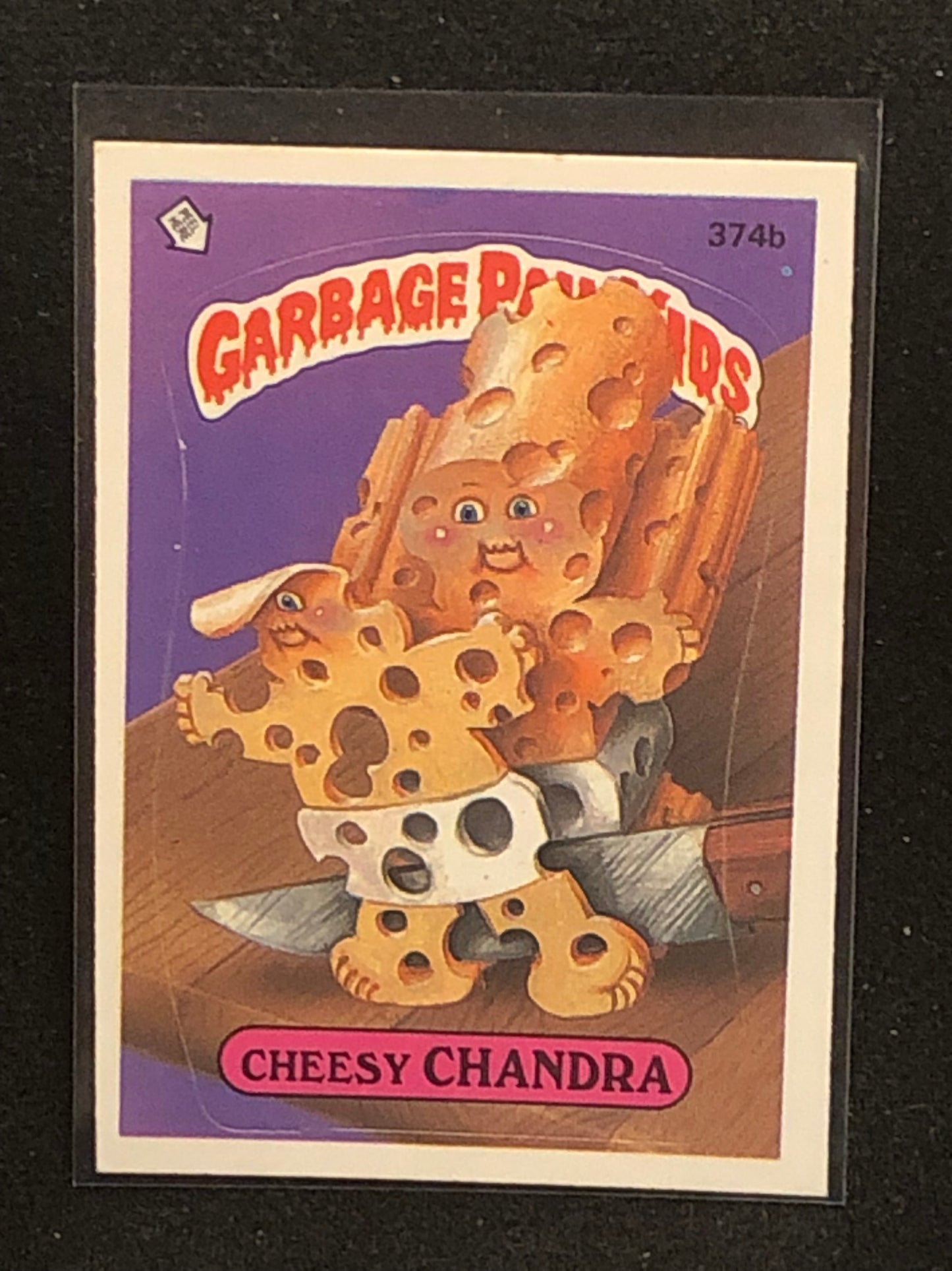 Garbage Pail Kids Original Series 9 (os9) 374b Cheesy Chandra