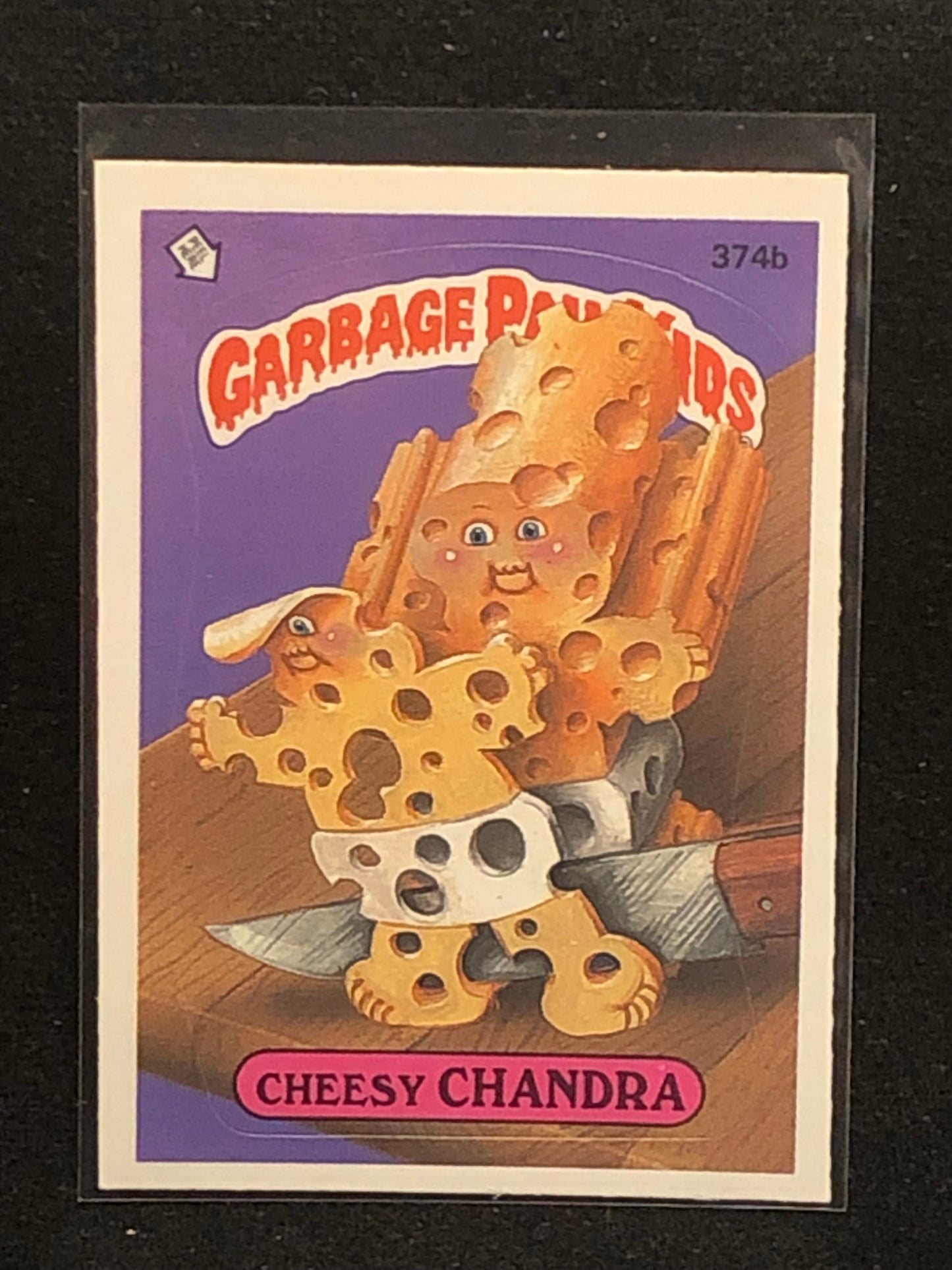Garbage Pail Kids Original Series 9 (os9) 374b Cheesy Chandra