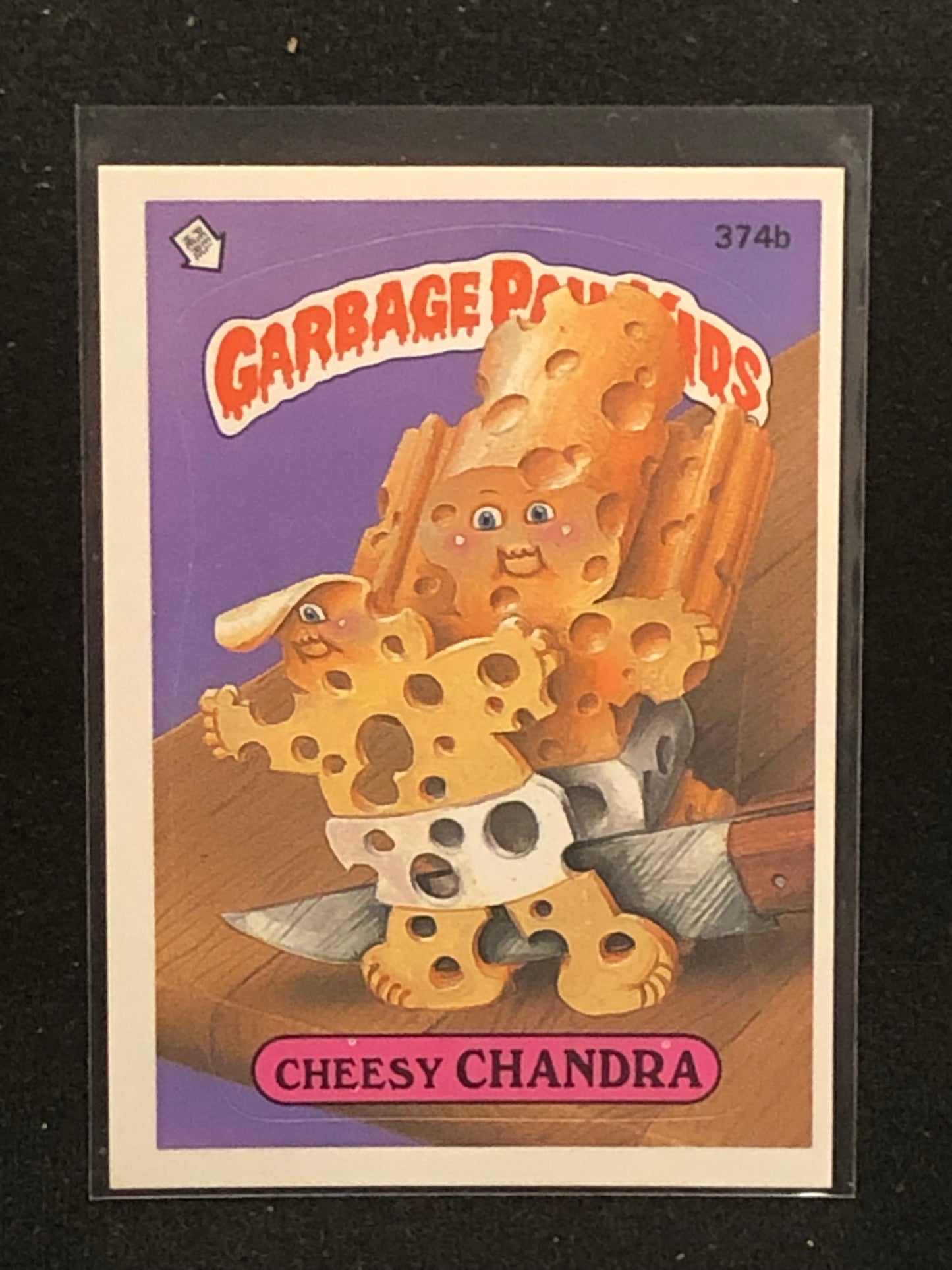 Garbage Pail Kids Original Series 9 (os9) 374b Cheesy Chandra