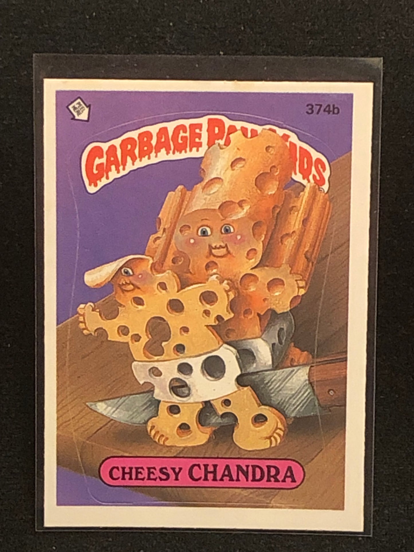 Garbage Pail Kids Original Series 9 (os9) 374b Cheesy Chandra