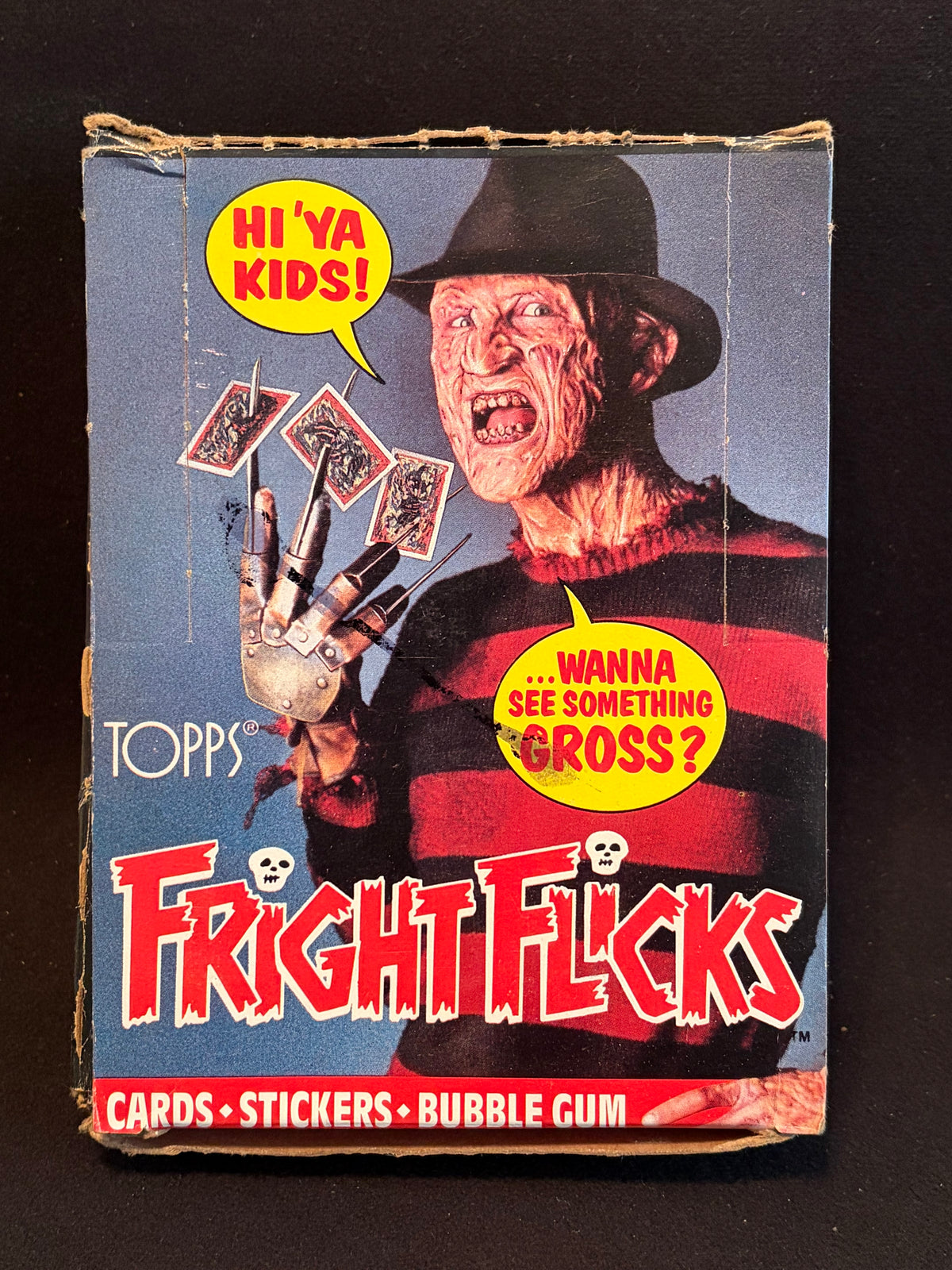 1998 Topps Fright Flicks Unopened Box