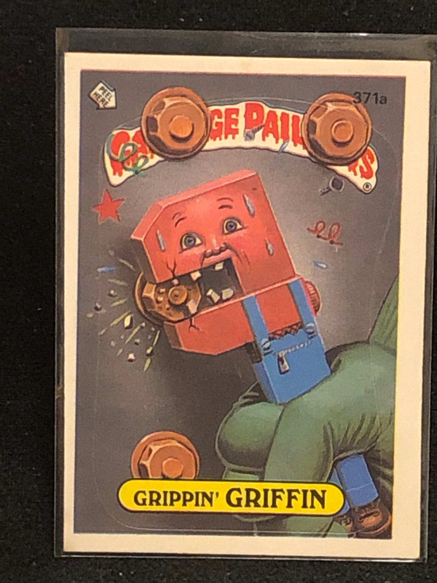 Garbage Pail Kids Original Series 9 (os9) 371a Grippin Griffin
