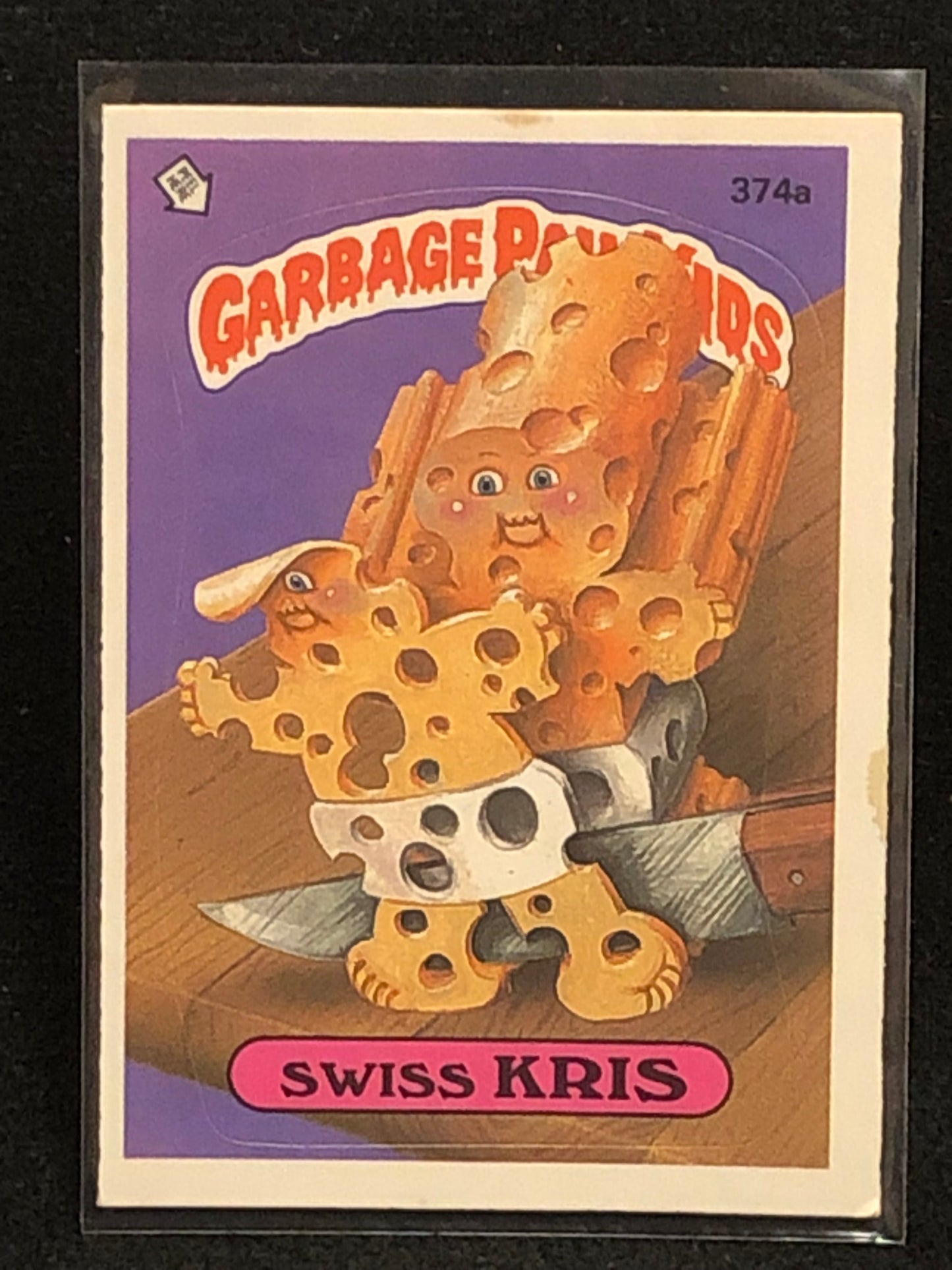 Garbage Pail Kids Original Series 9 (os9) 374a Swiss Kris