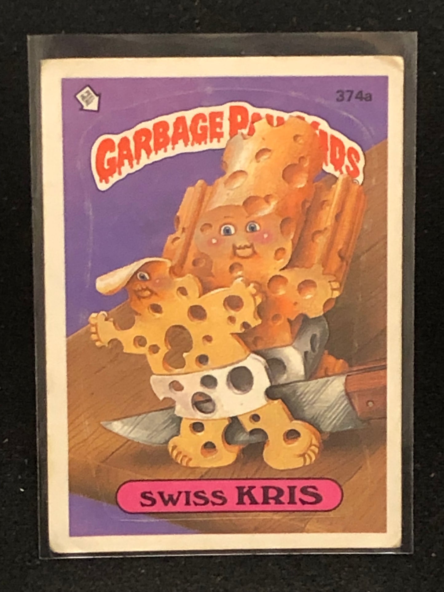 Garbage Pail Kids Original Series 9 (os9) 374a Swiss Kris