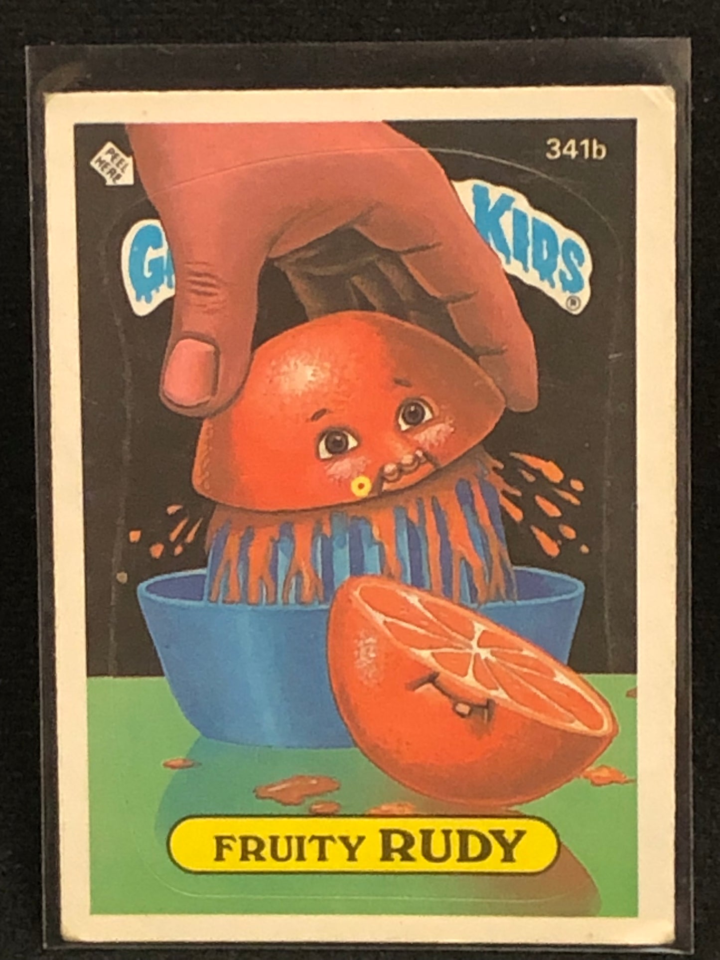 Garbage Pail Kids Original Series 9 (os9) 341b Fruity Rudy