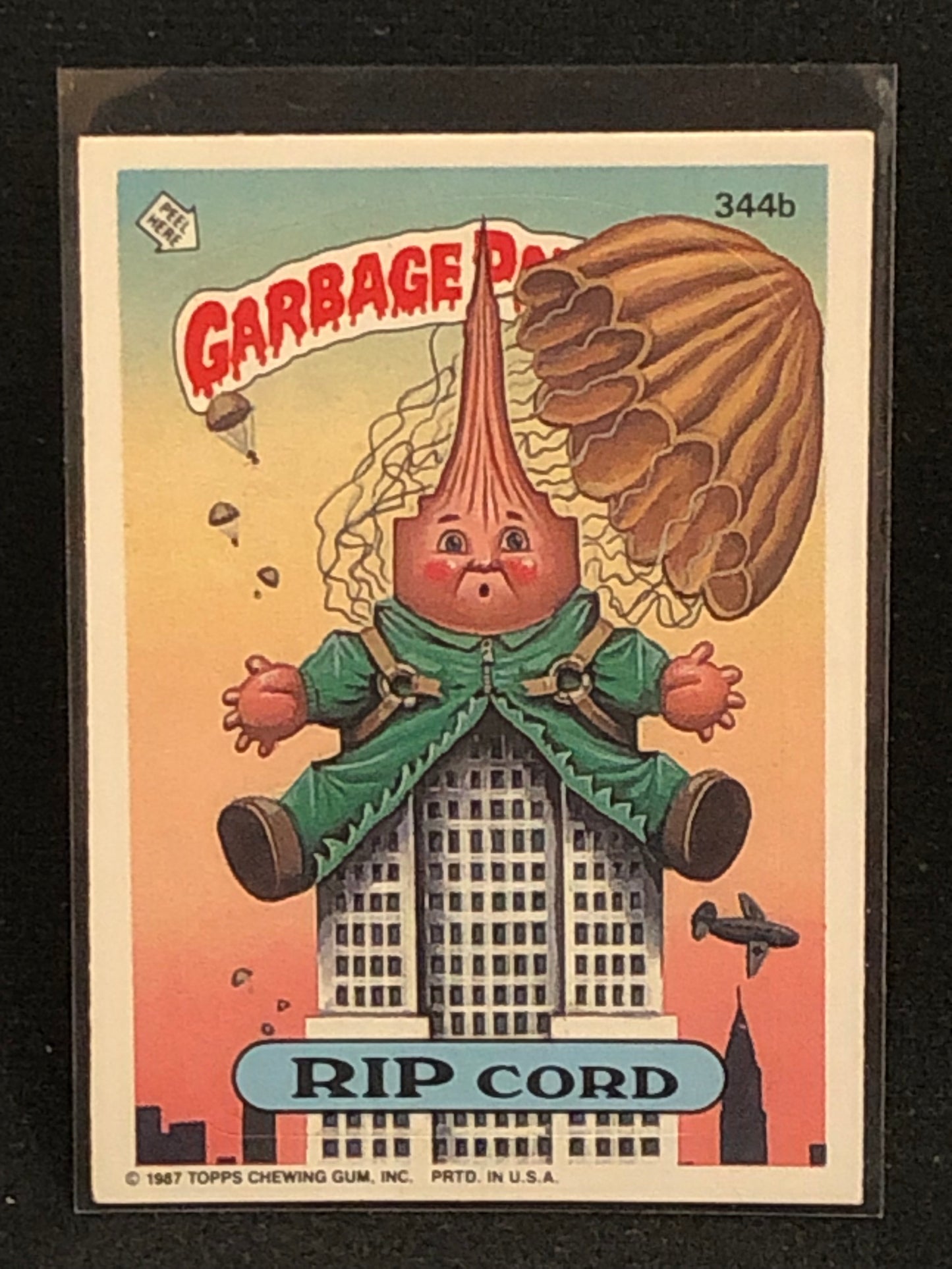 Garbage Pail Kids Original Series 9 (os9) 344b Rip Cord