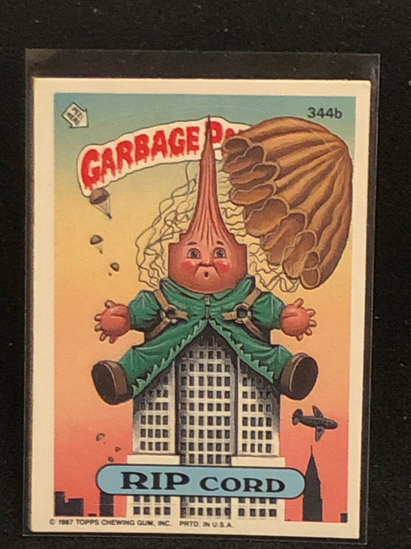 Garbage Pail Kids Original Series 9 (os9) 344b Rip Cord
