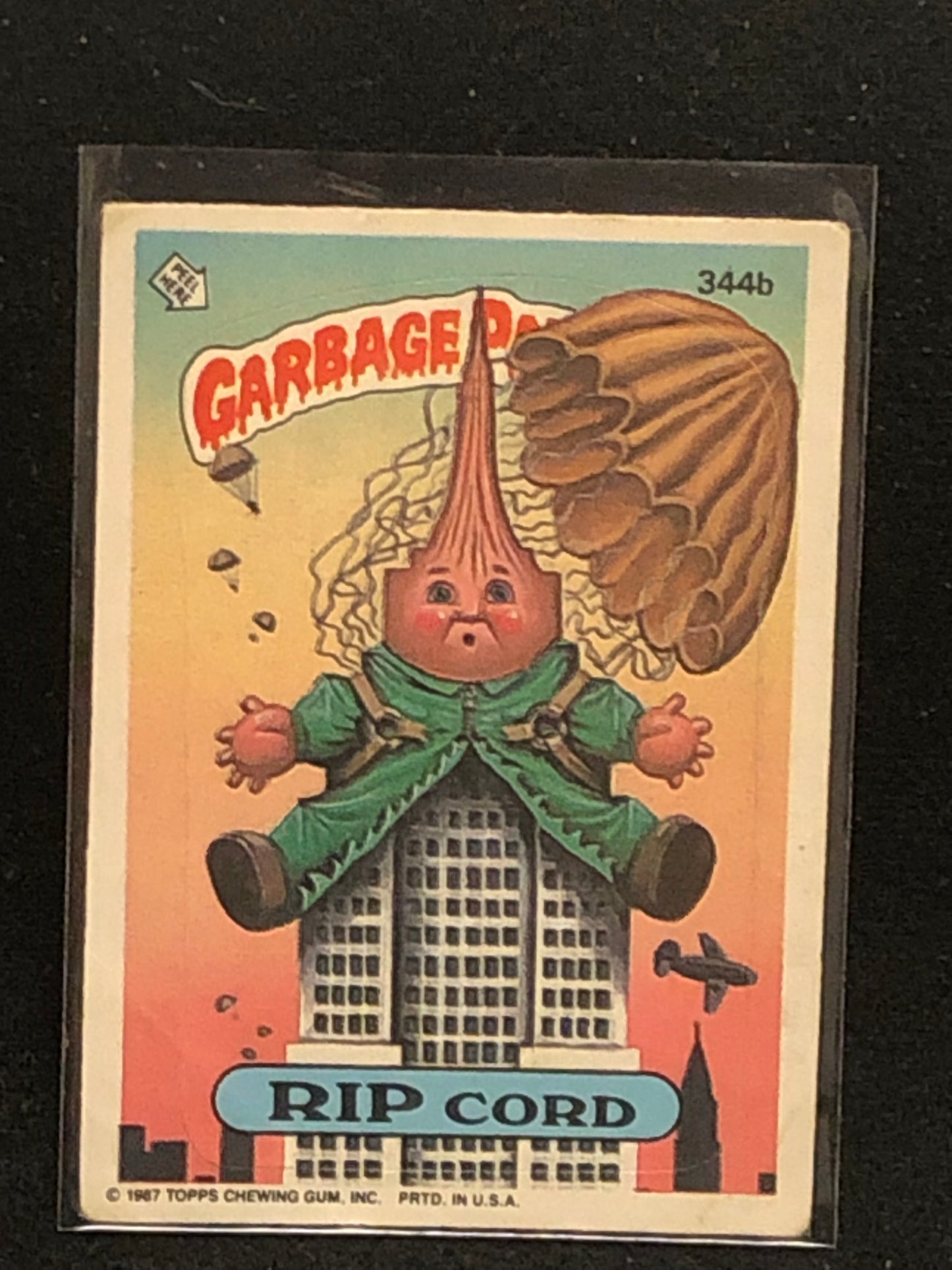 Garbage Pail Kids Original Series 9 (os9) 344b Rip Cord