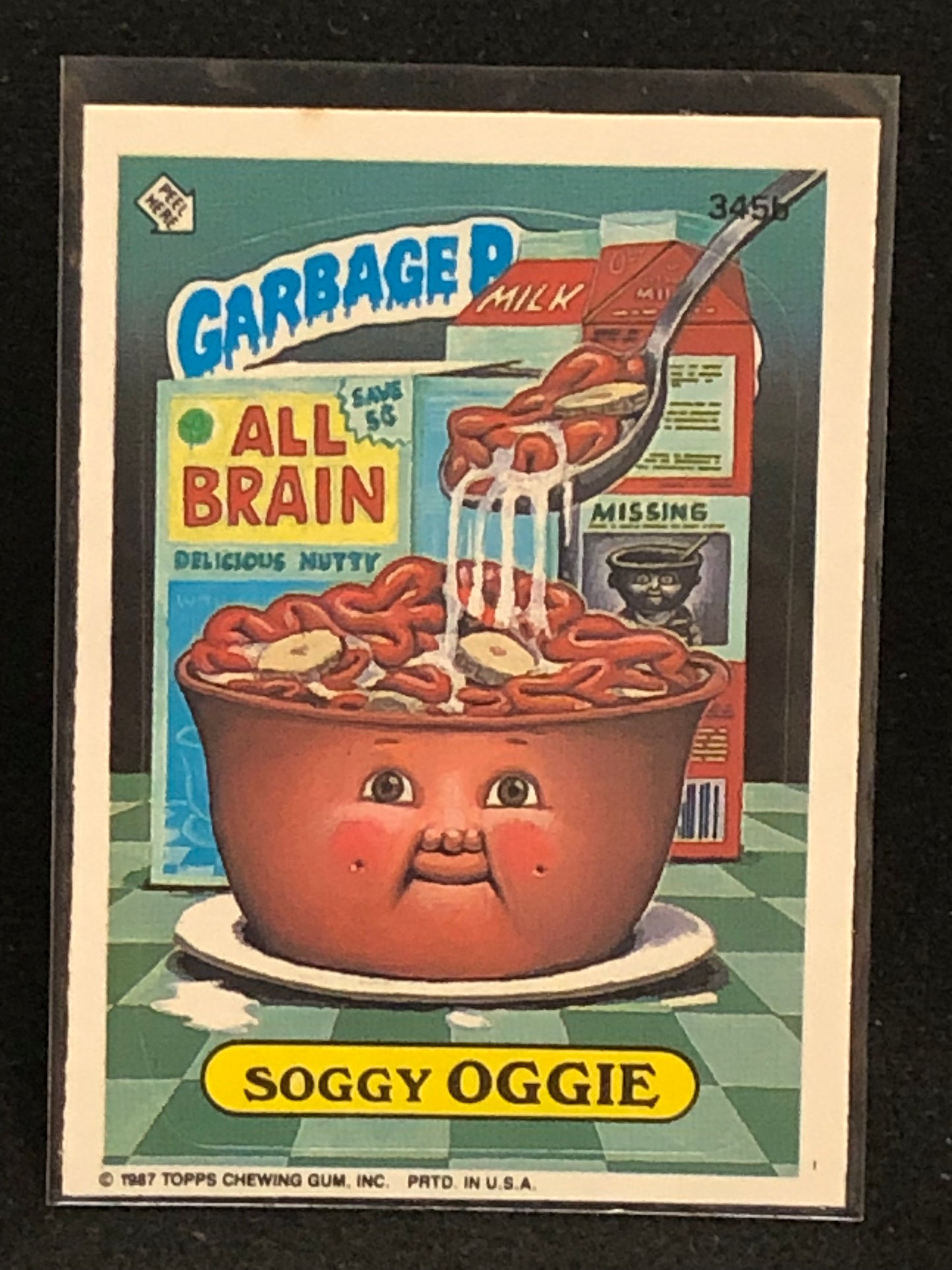 Garbage Pail Kids Original Series 9 (os9) 345b Soggy Oggie