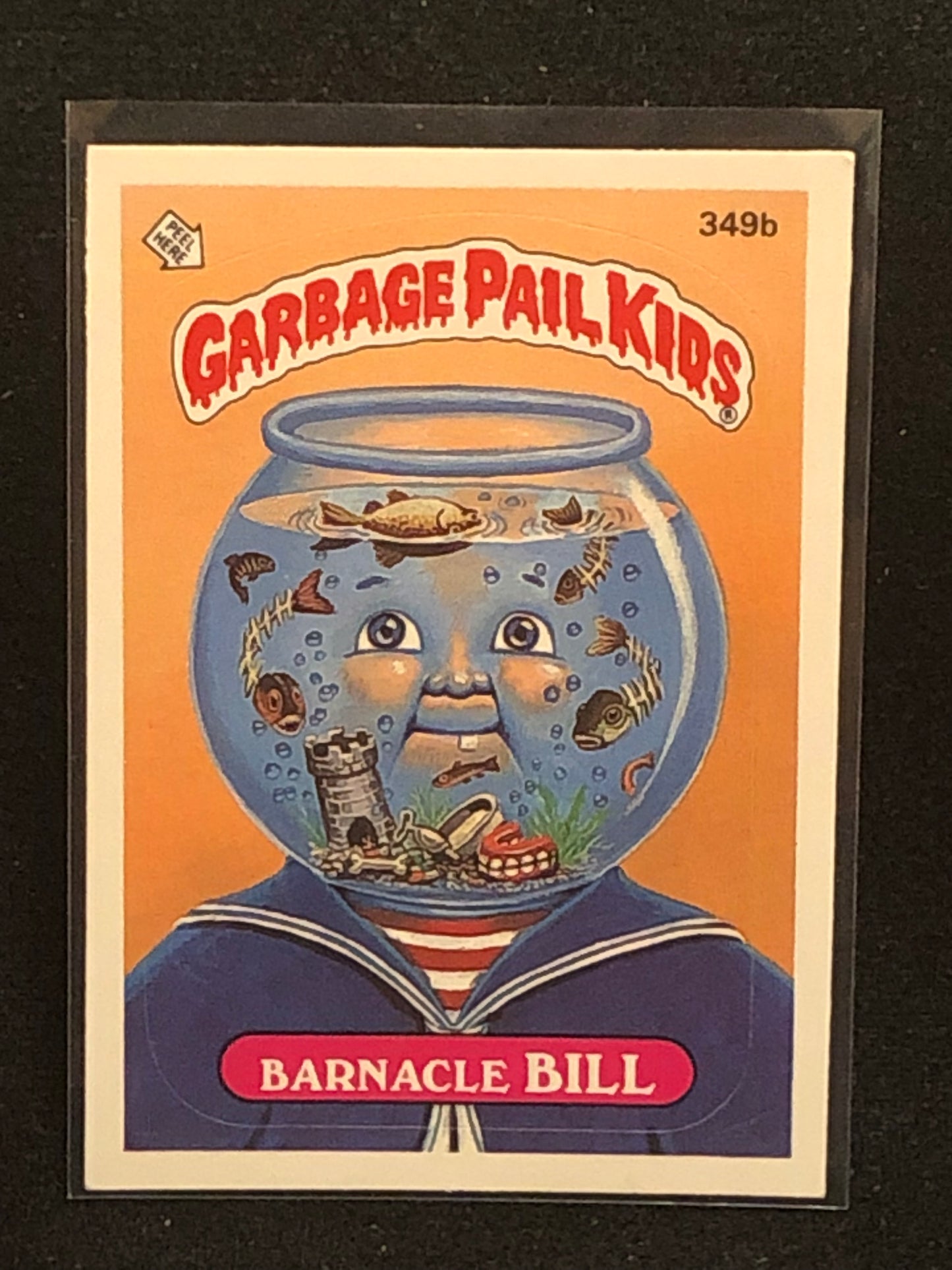 Garbage Pail Kids Original Series 9 (os9) 349b Barnacle Bill