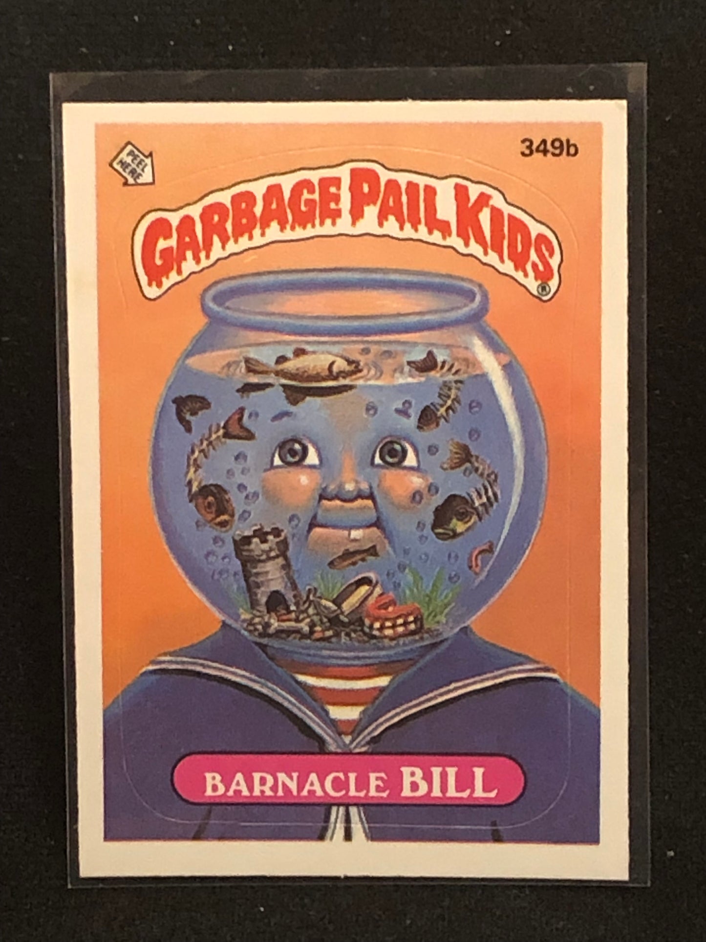 Garbage Pail Kids Original Series 9 (os9) 349b Barnacle Bill
