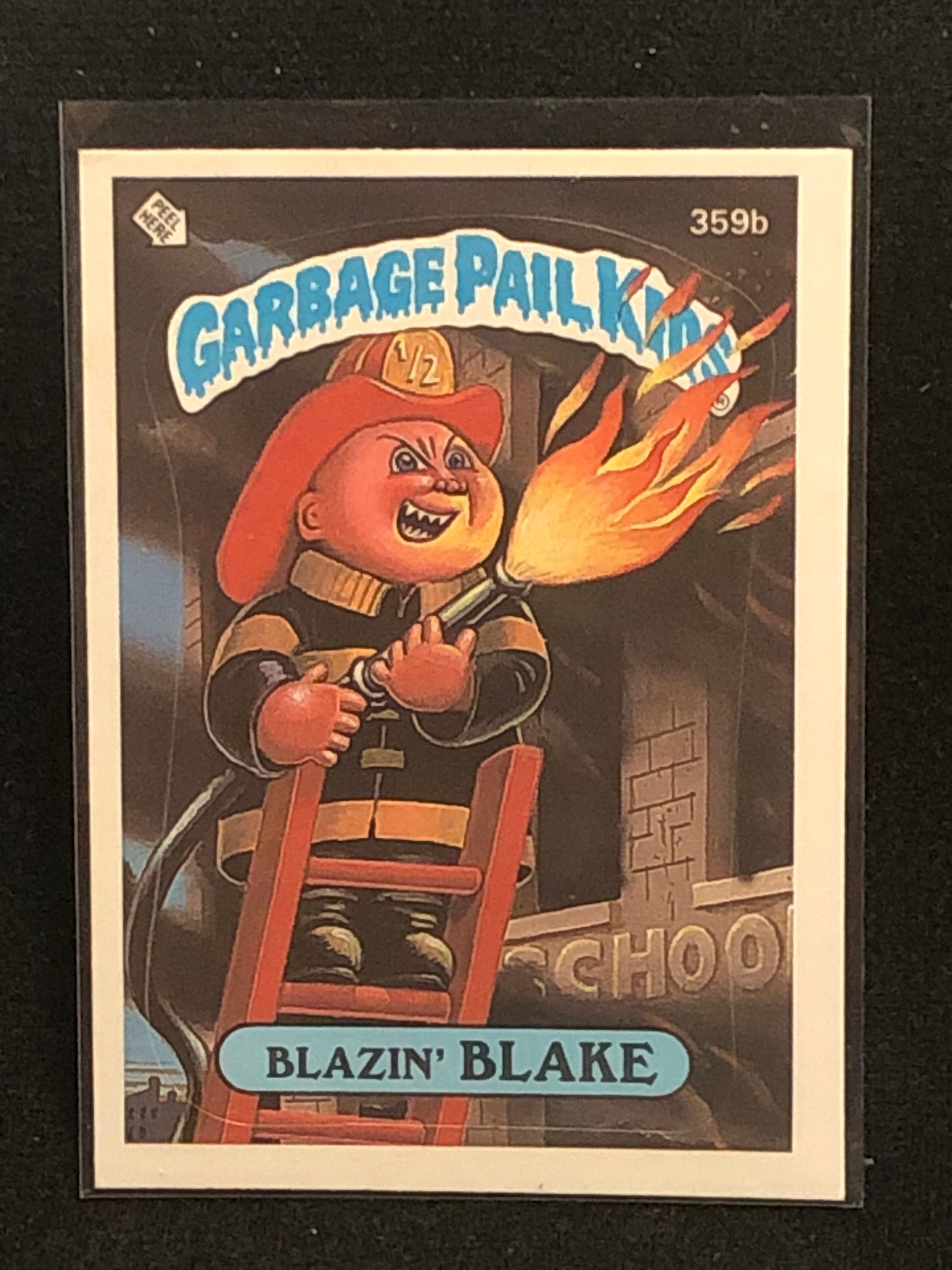 Garbage Pail Kids Original Series 9 (os9) 359b Blazin Blake