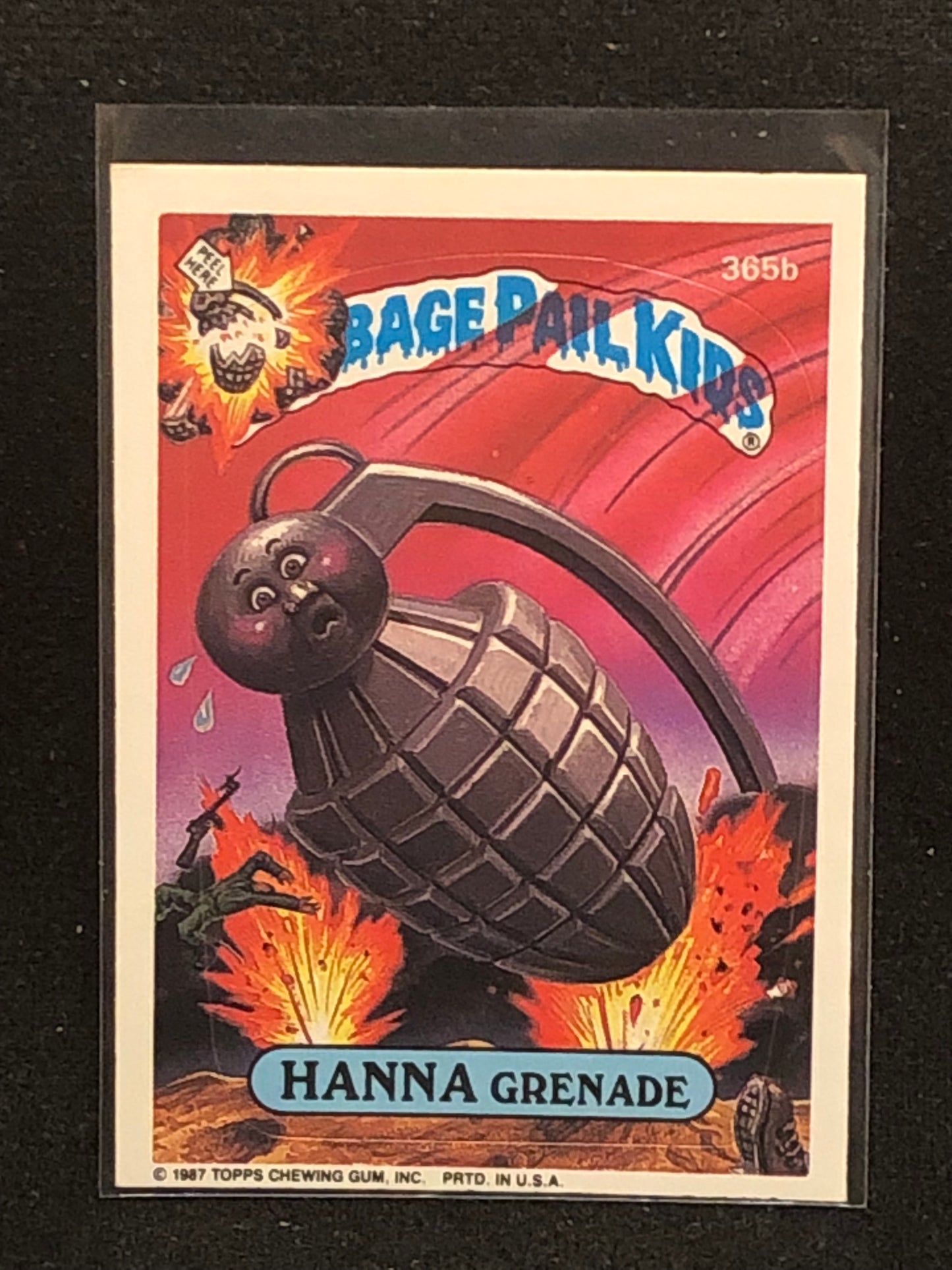 Garbage Pail Kids Original Series 9 (os9) 365b Hanna Grenade