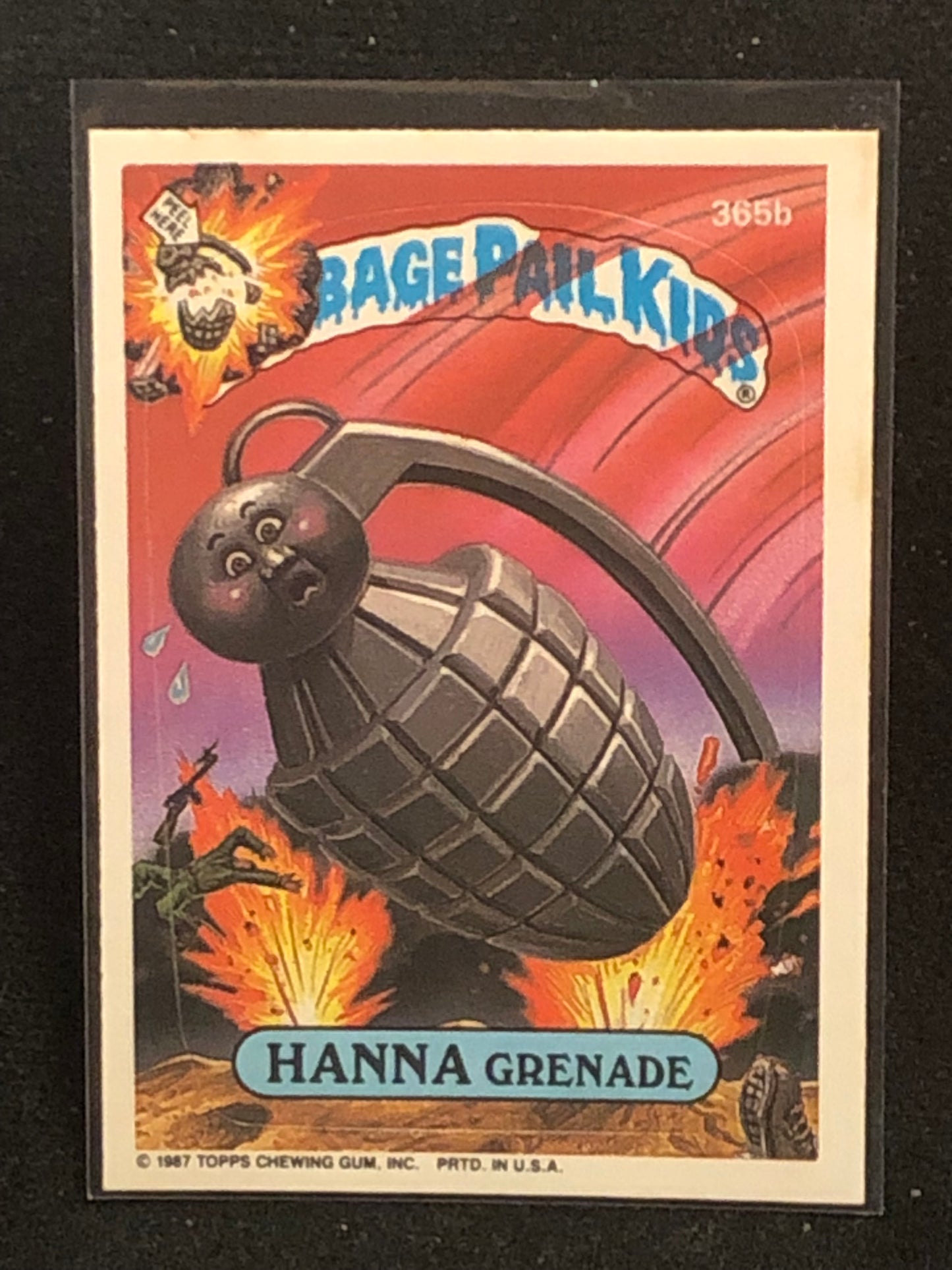 Garbage Pail Kids Original Series 9 (os9) 365b Hanna Grenade
