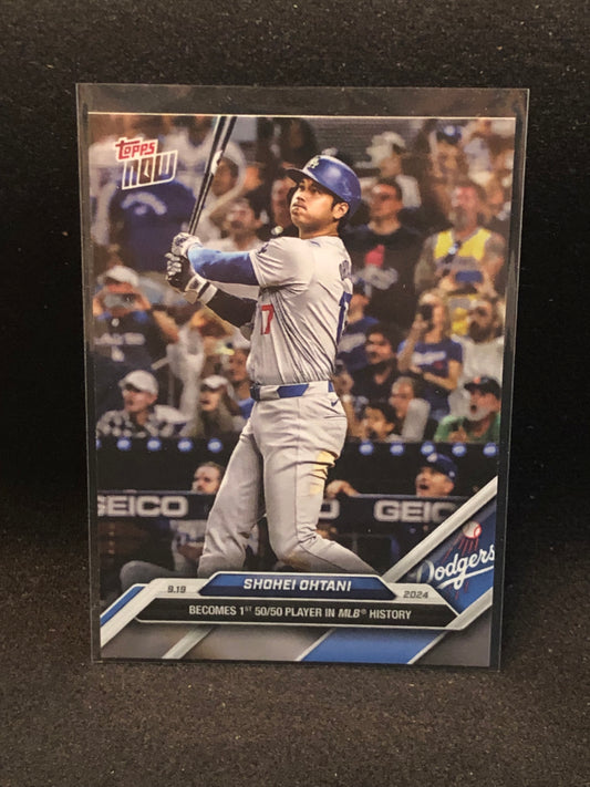 Topps Now Shohei Ohtani #722 -1st 50/50 In MLB History-