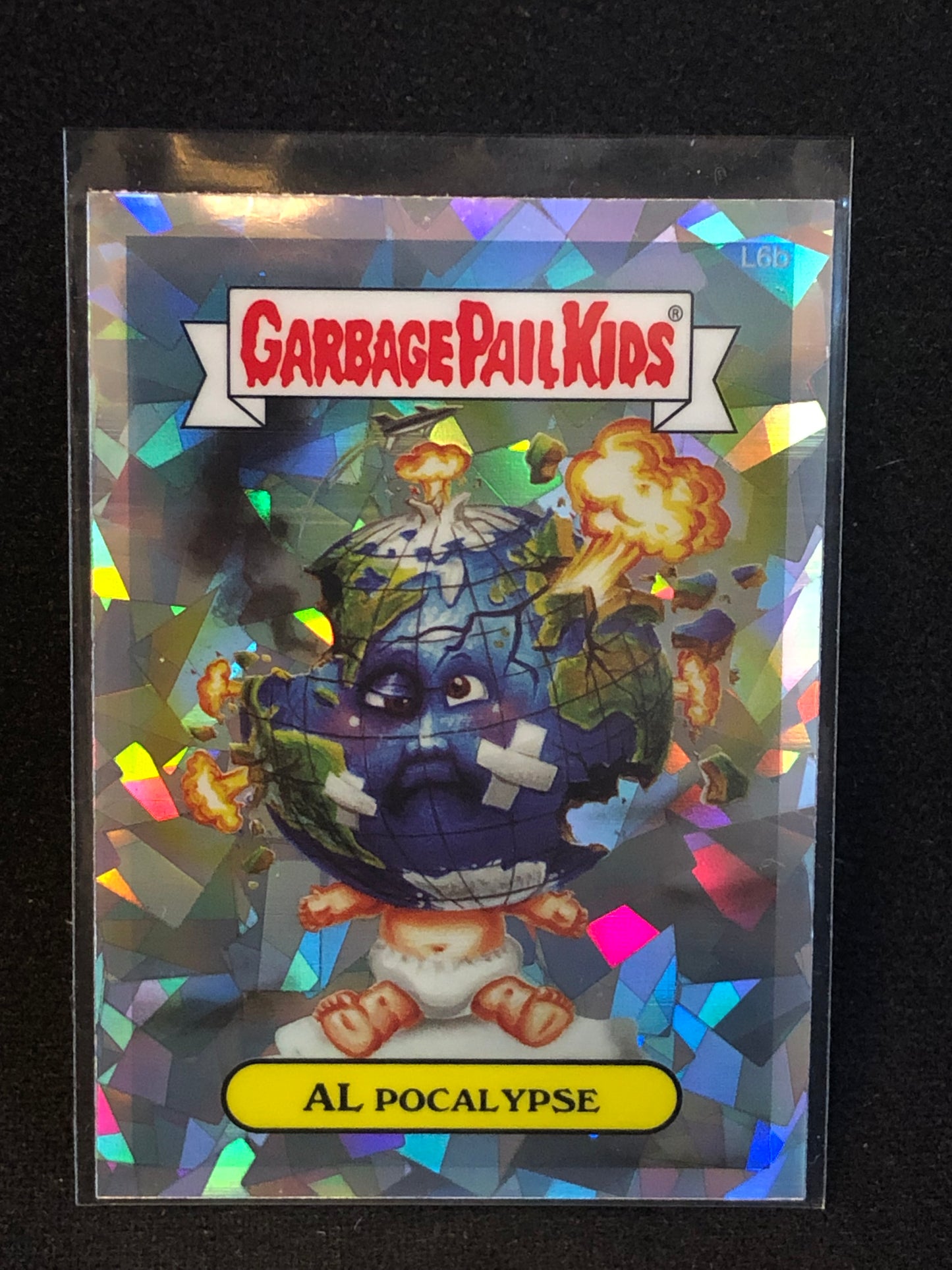 Garbage Pail Kids Chrome Series 1 L6b Al Pocalypse 6 Card RAINBOW
