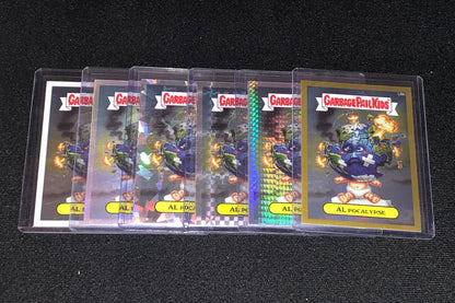 Garbage Pail Kids Chrome Series 1 L6b Al Pocalypse 6 Card RAINBOW