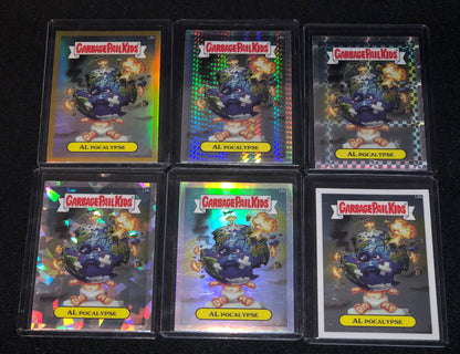Garbage Pail Kids Chrome Series 1 L6b Al Pocalypse 6 Card RAINBOW